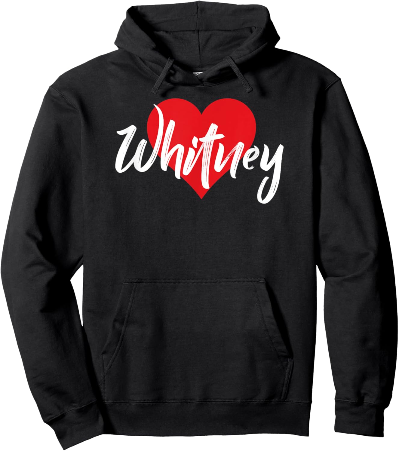I Love Whitney First Name I Heart Named Hoodie - Hoodie | Black