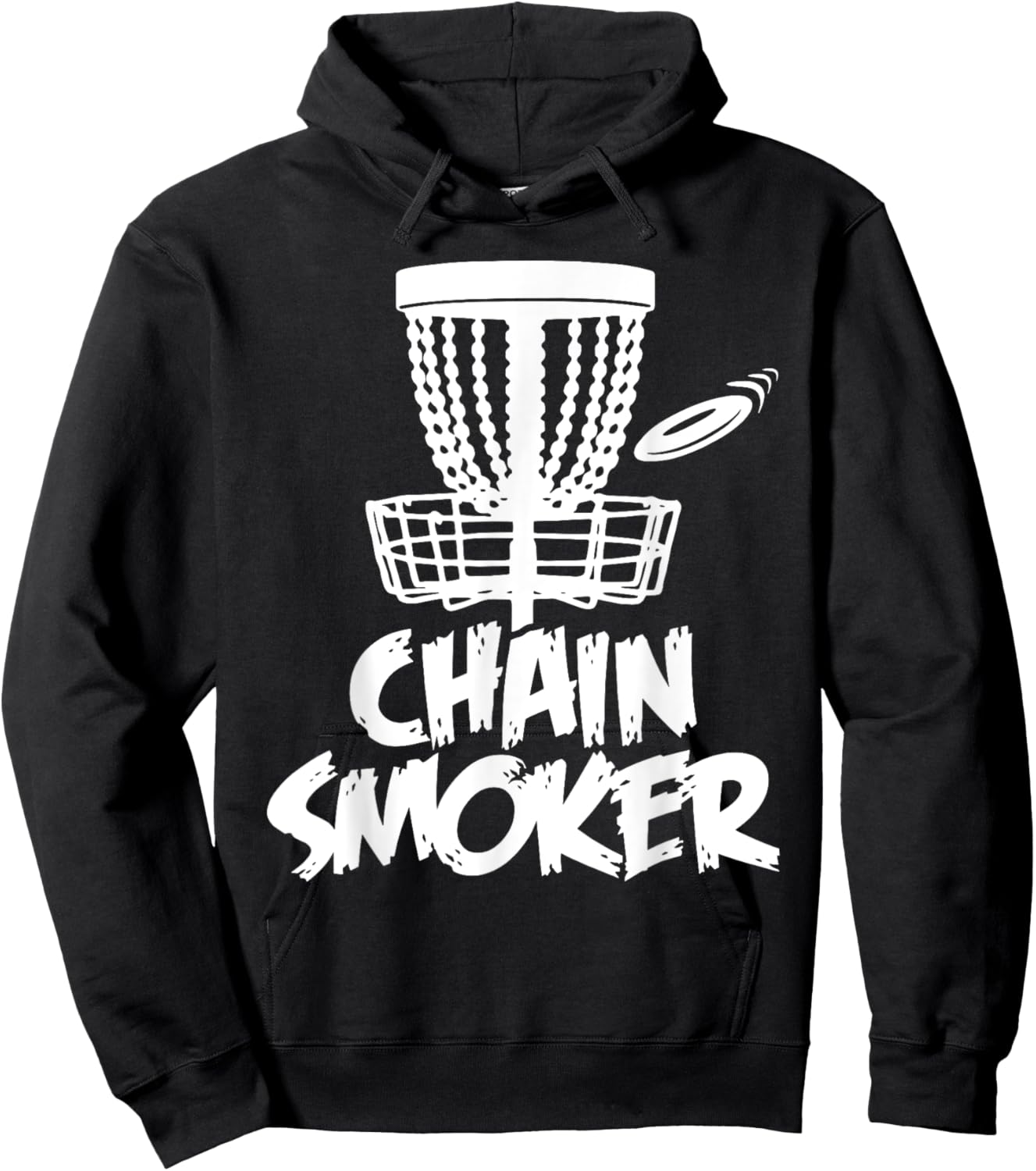 Chain Smoker Disc Golf Hoodie - Hoodie | Black