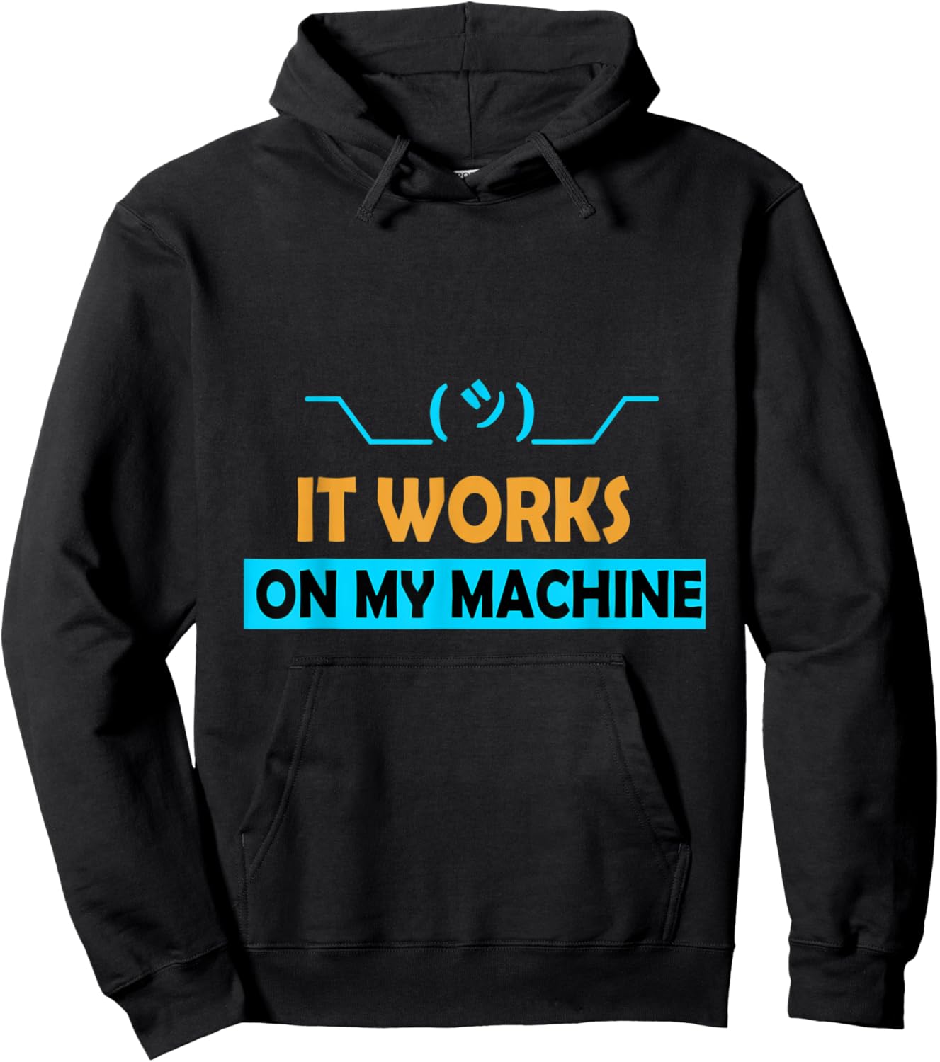 It Works on My Machine Hoodie - Hoodie | Black