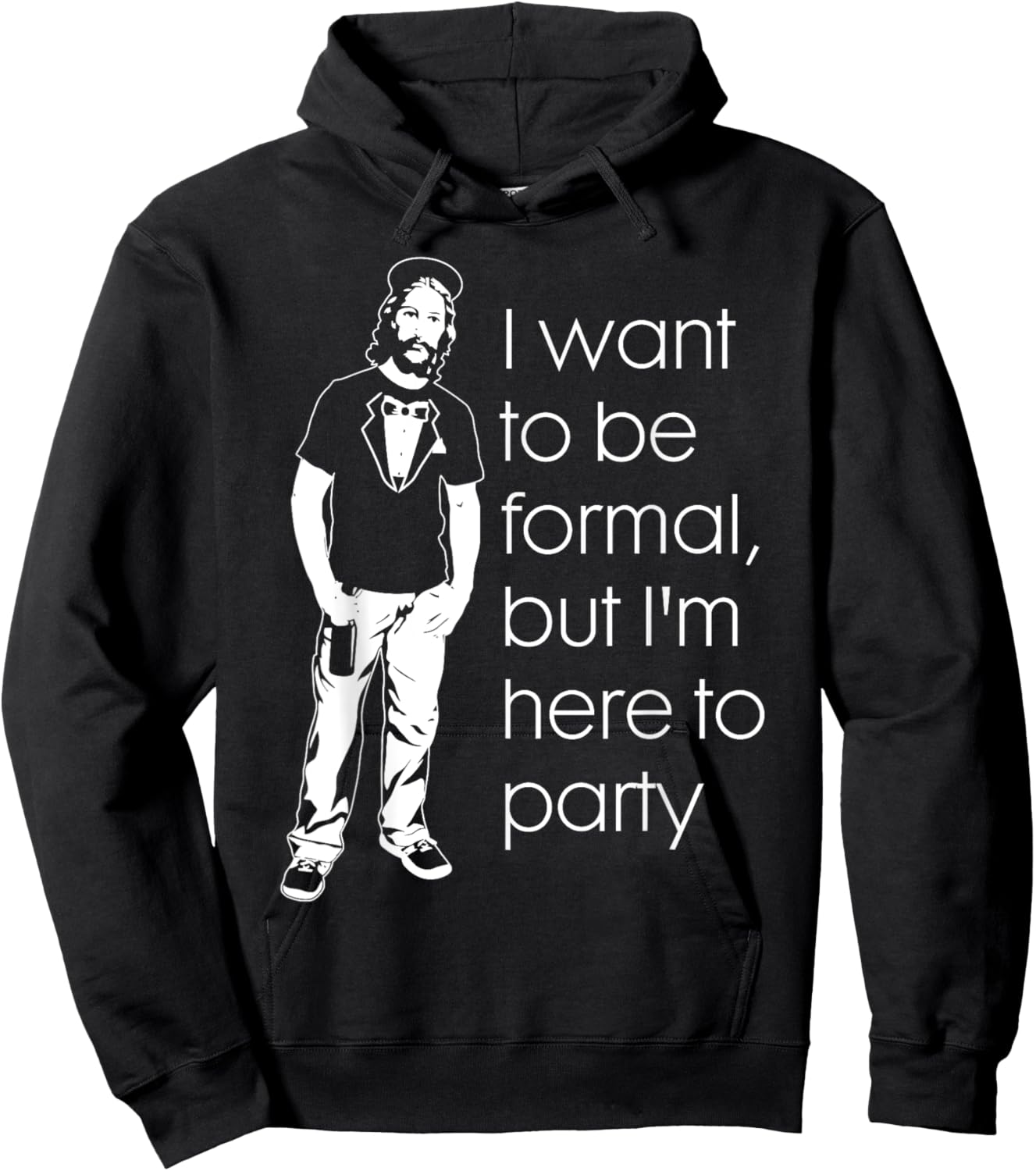 Tuxedo Jesus Hoodie - Hoodie | Black