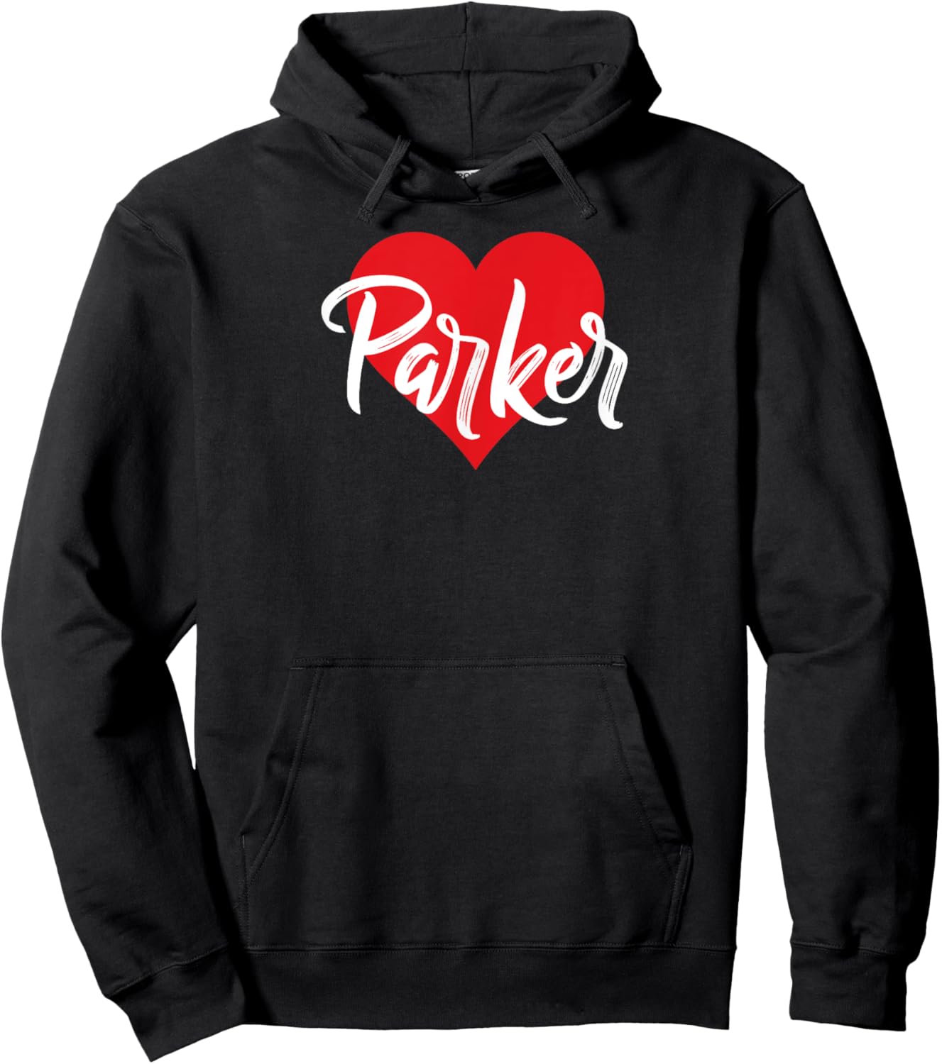 I Love Parker First Name I Heart Named Hoodie - Hoodie | Black