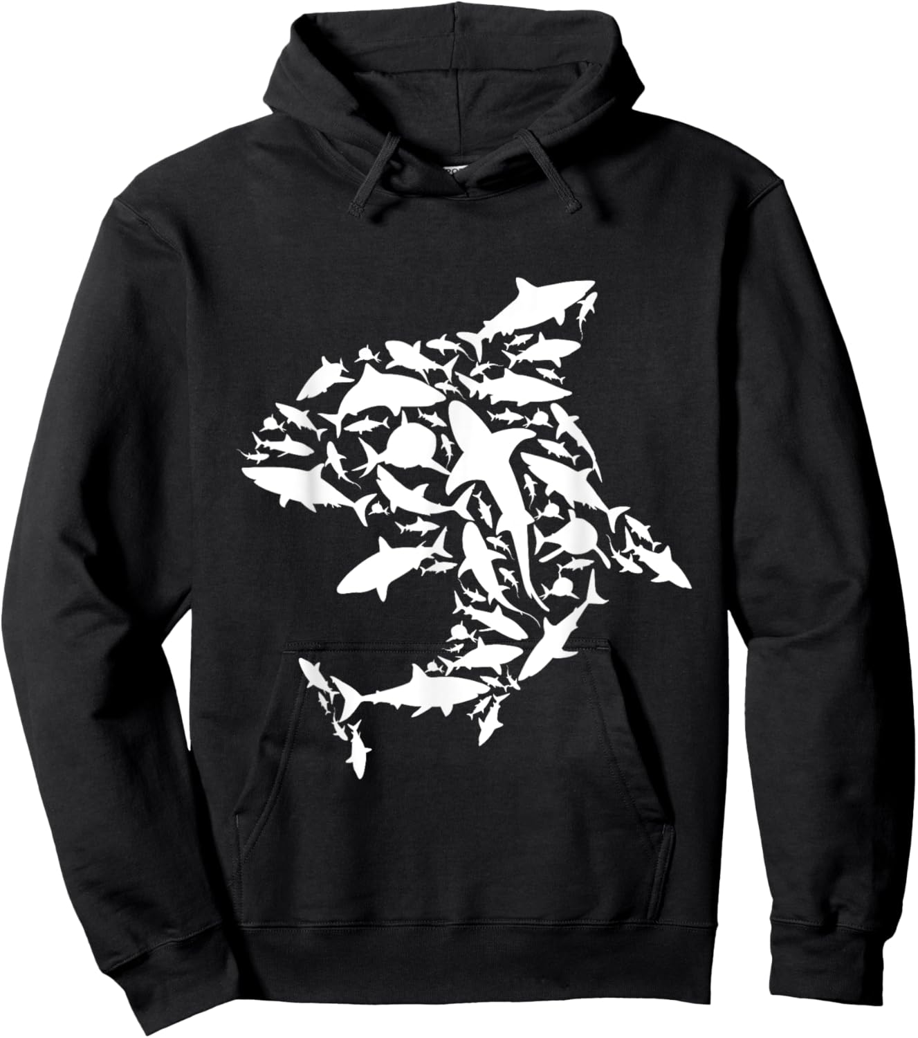 White Sharks - Marine Biologist Shark Lovers Science Hoodie - Hoodie | Black