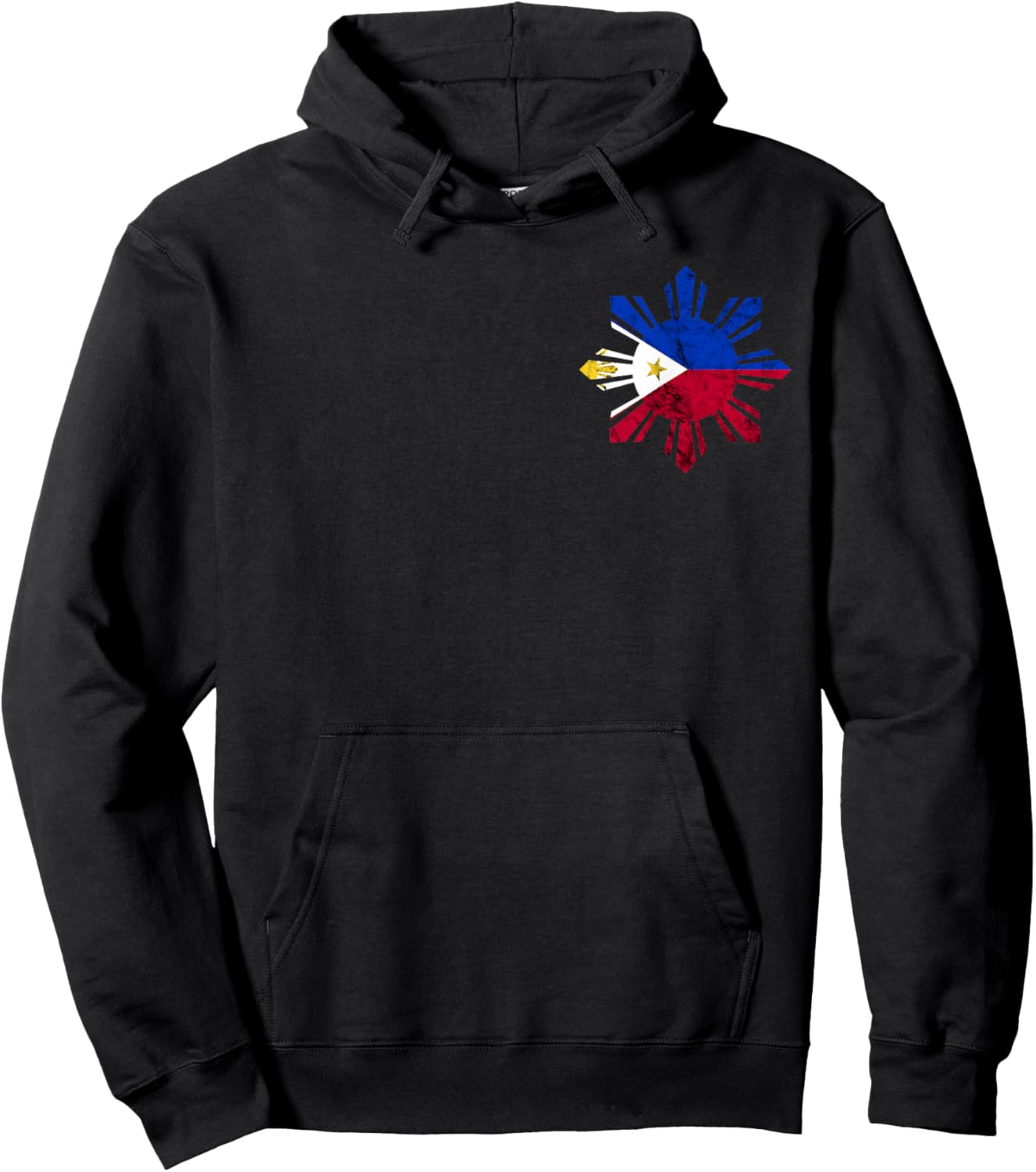 Philippines Filipino Flag Pilipinas Pride Filipino Roots Hoodie - Hoodie | Black