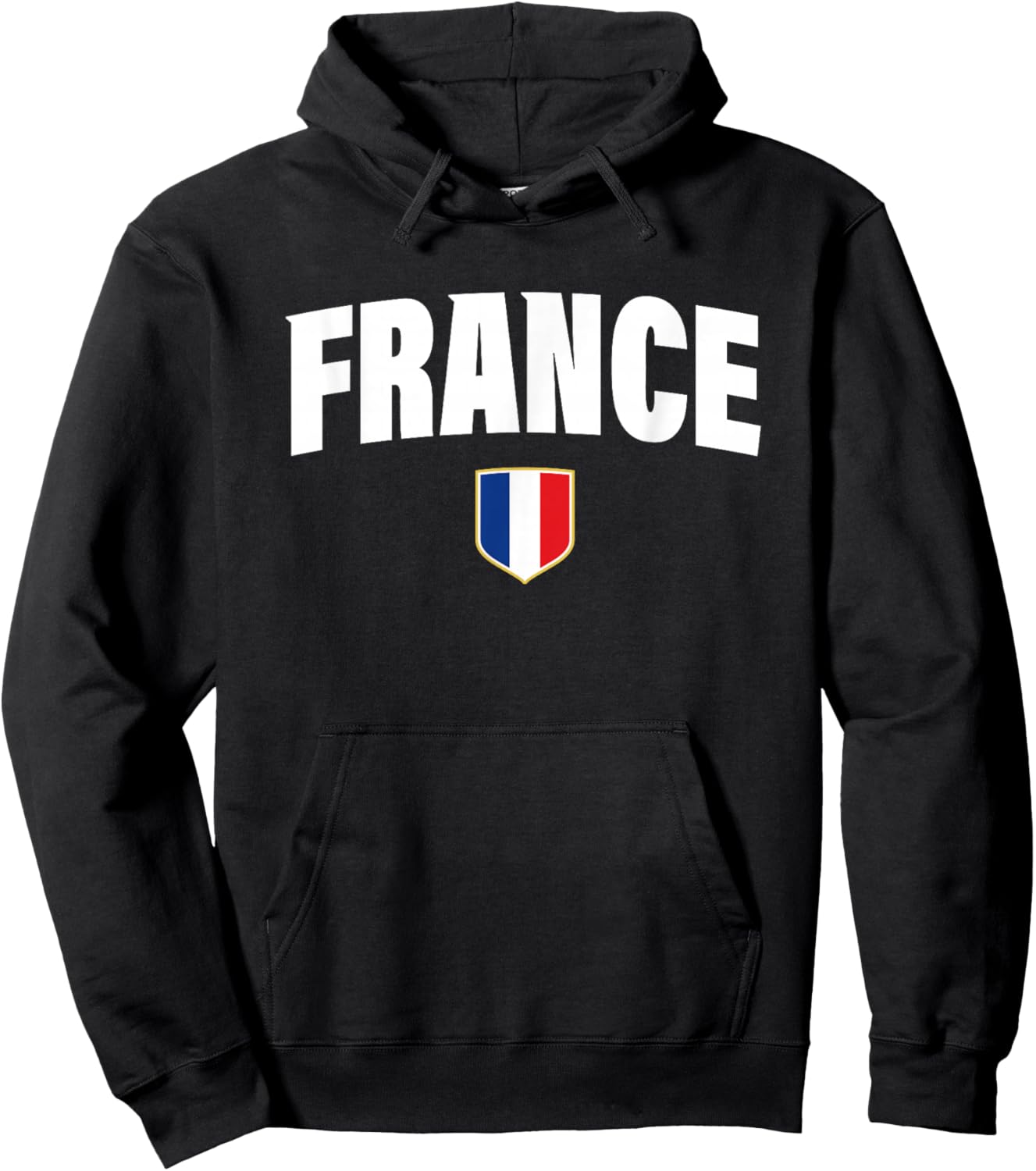 France Shirt Retro French Flag Vintage boys & girls Souvenir Hoodie - Hoodie | Black