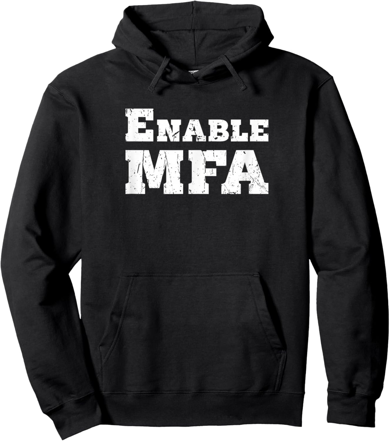 Enable MFA - software engineer Hoodie - Hoodie | Black