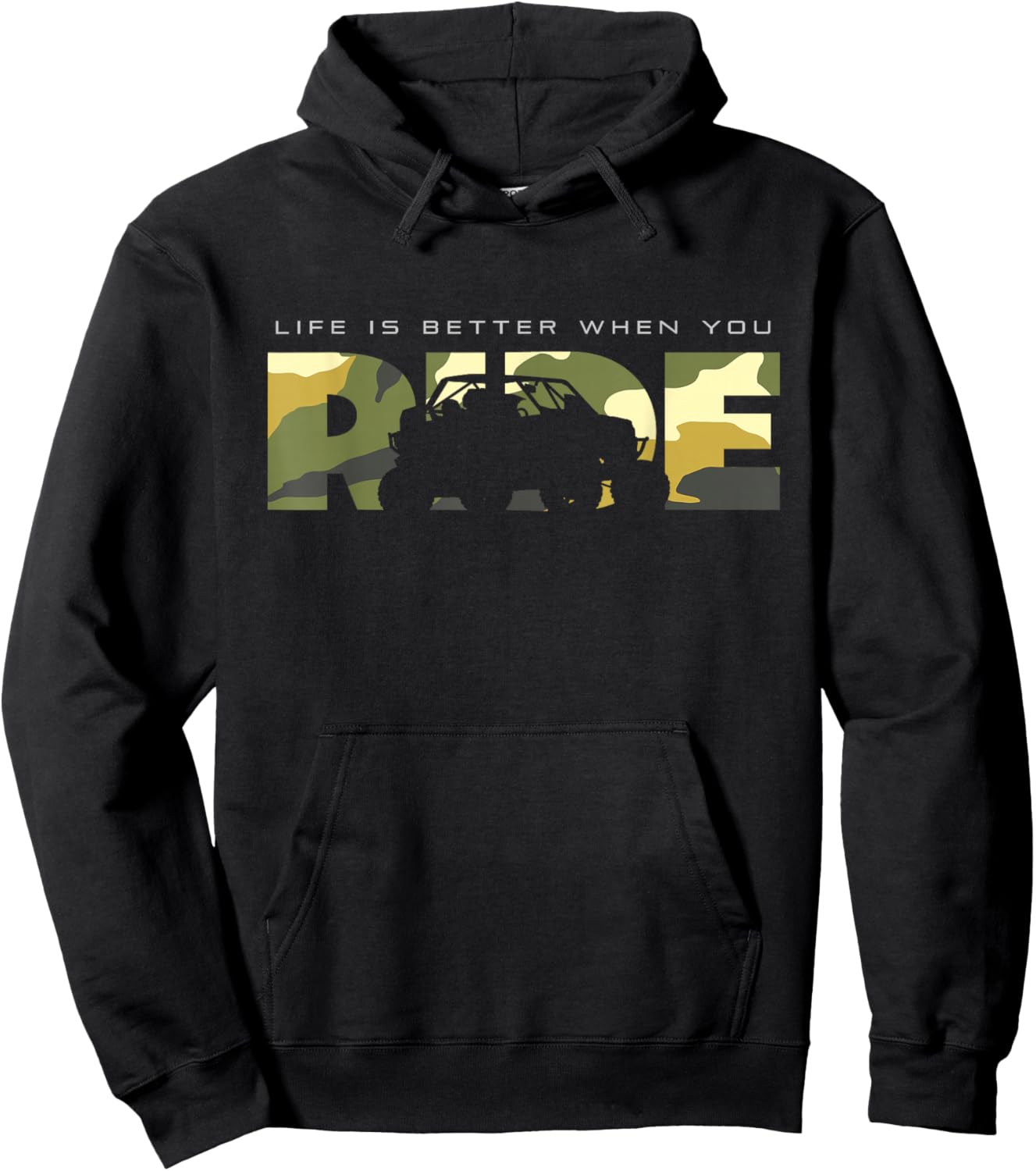 Off Road Quad ATV Apparel - Off Road Quad ATV Hoodie - Hoodie | Black