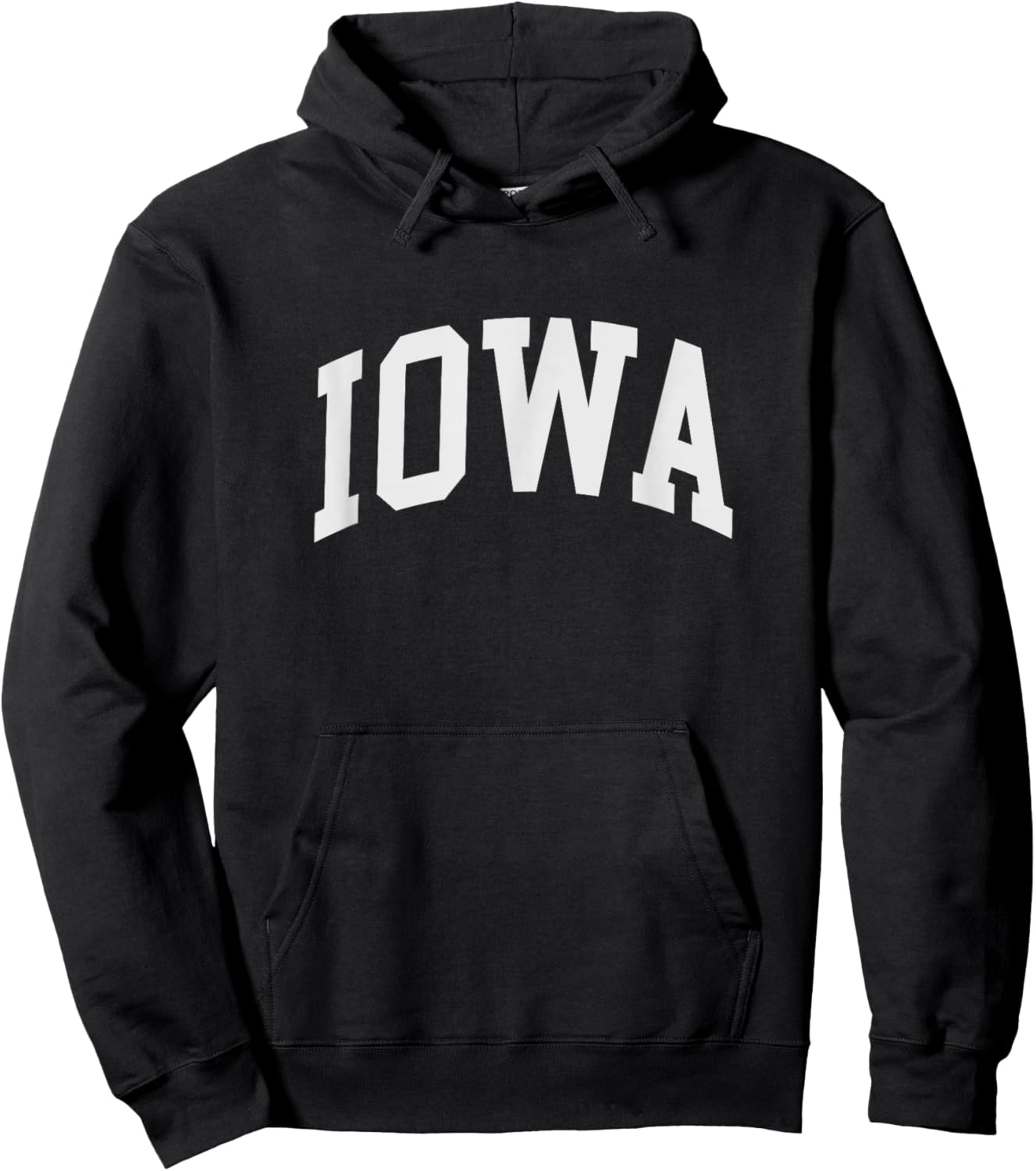 Iowa - Throwback Design - Classic Hoodie - Hoodie | Black