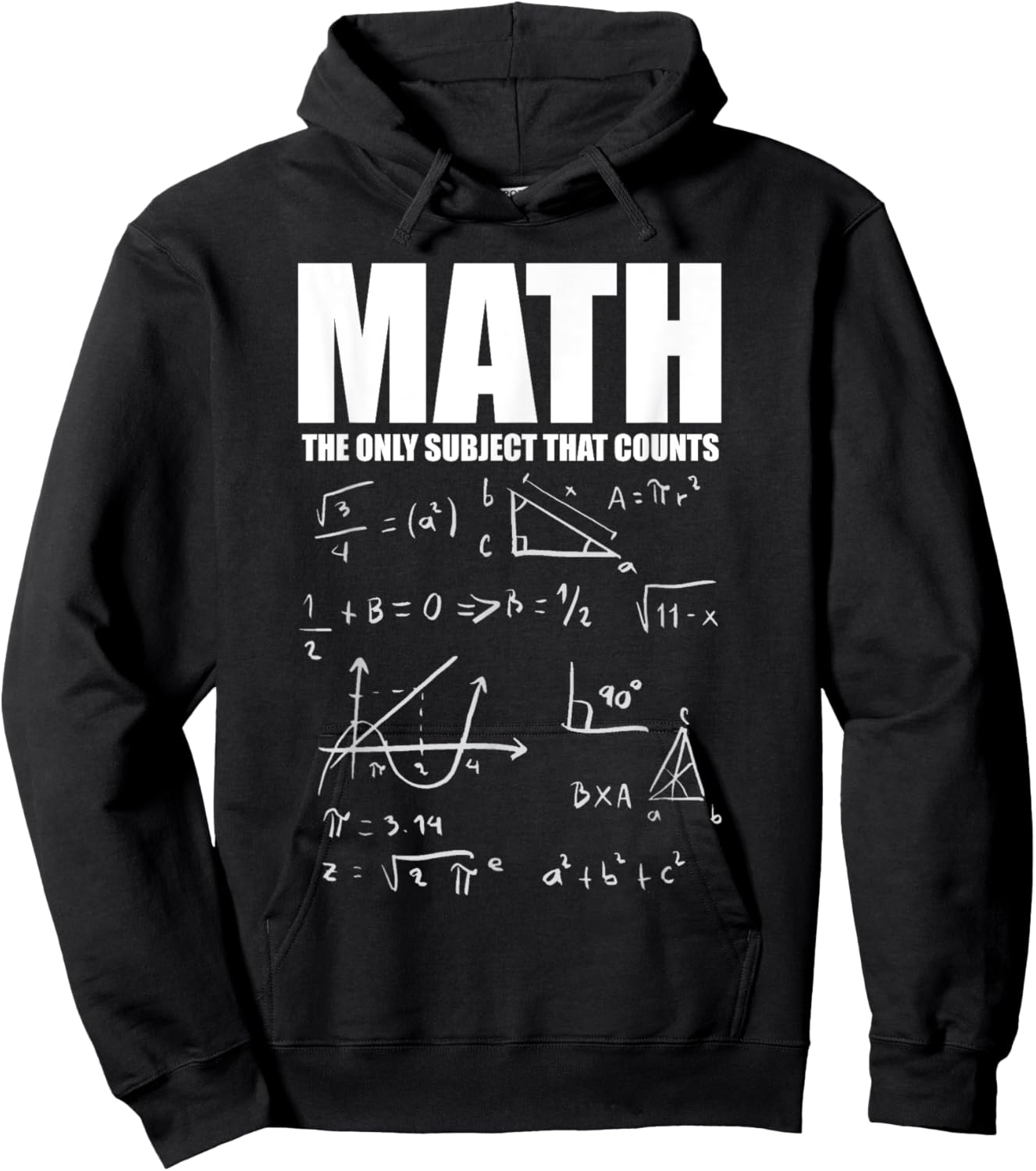 Funny Math Mathematics Nerd Fun Lovers Hoodie - Hoodie | Black