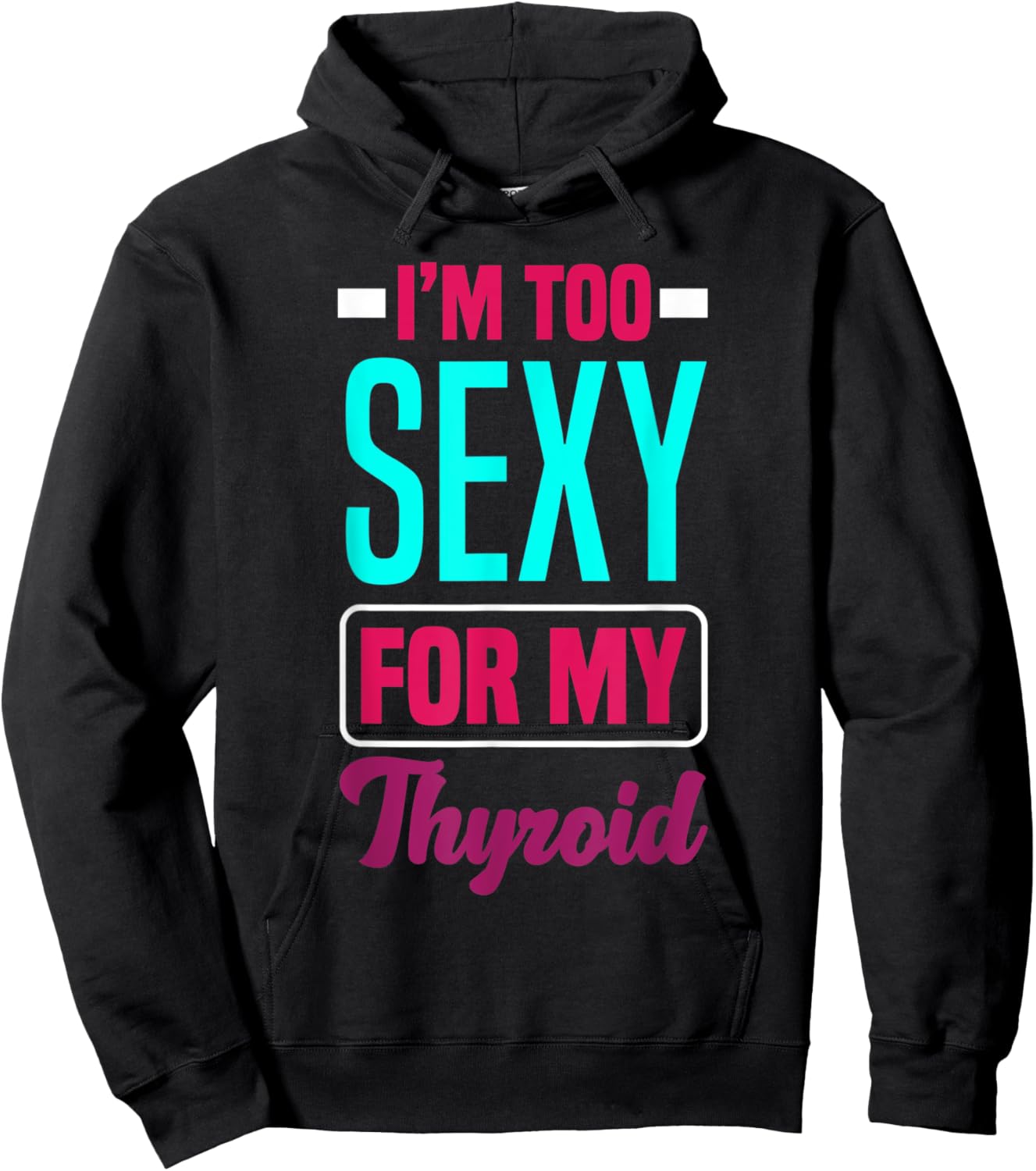 Thyroid Cancer Survivor Thyroid Cancer Awareness Hoodie - Hoodie | Black