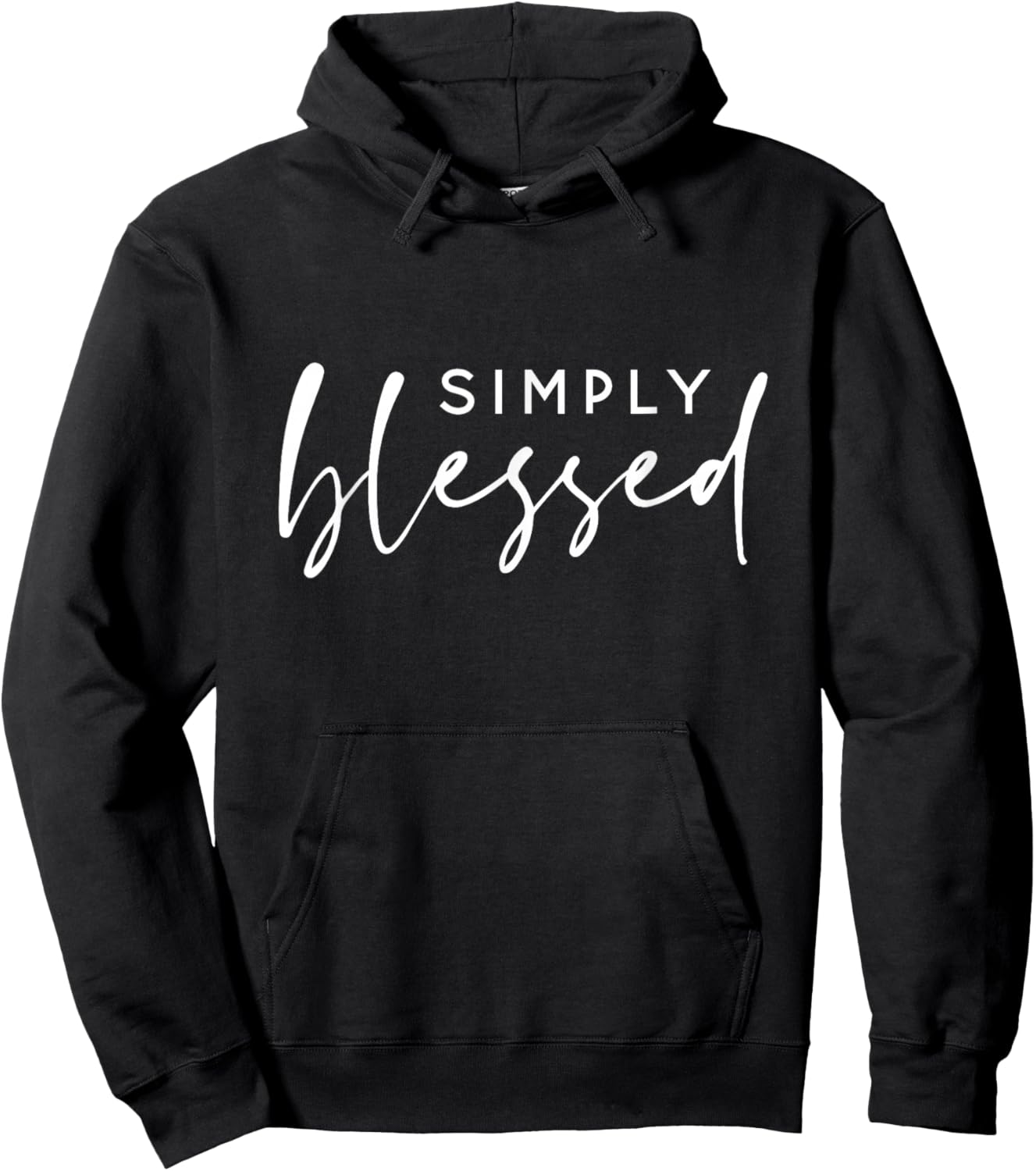 Simply Blessed Christian Hoodie - Hoodie | Black