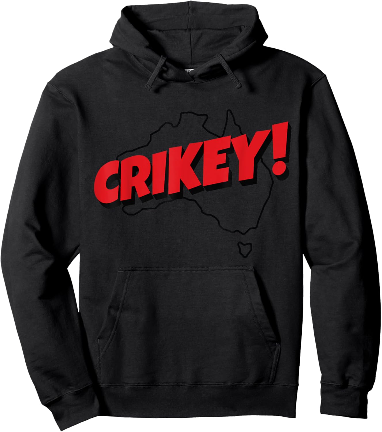 Crikey! | Aussie Shirt for Australian Slang Hoodie - Hoodie | Black