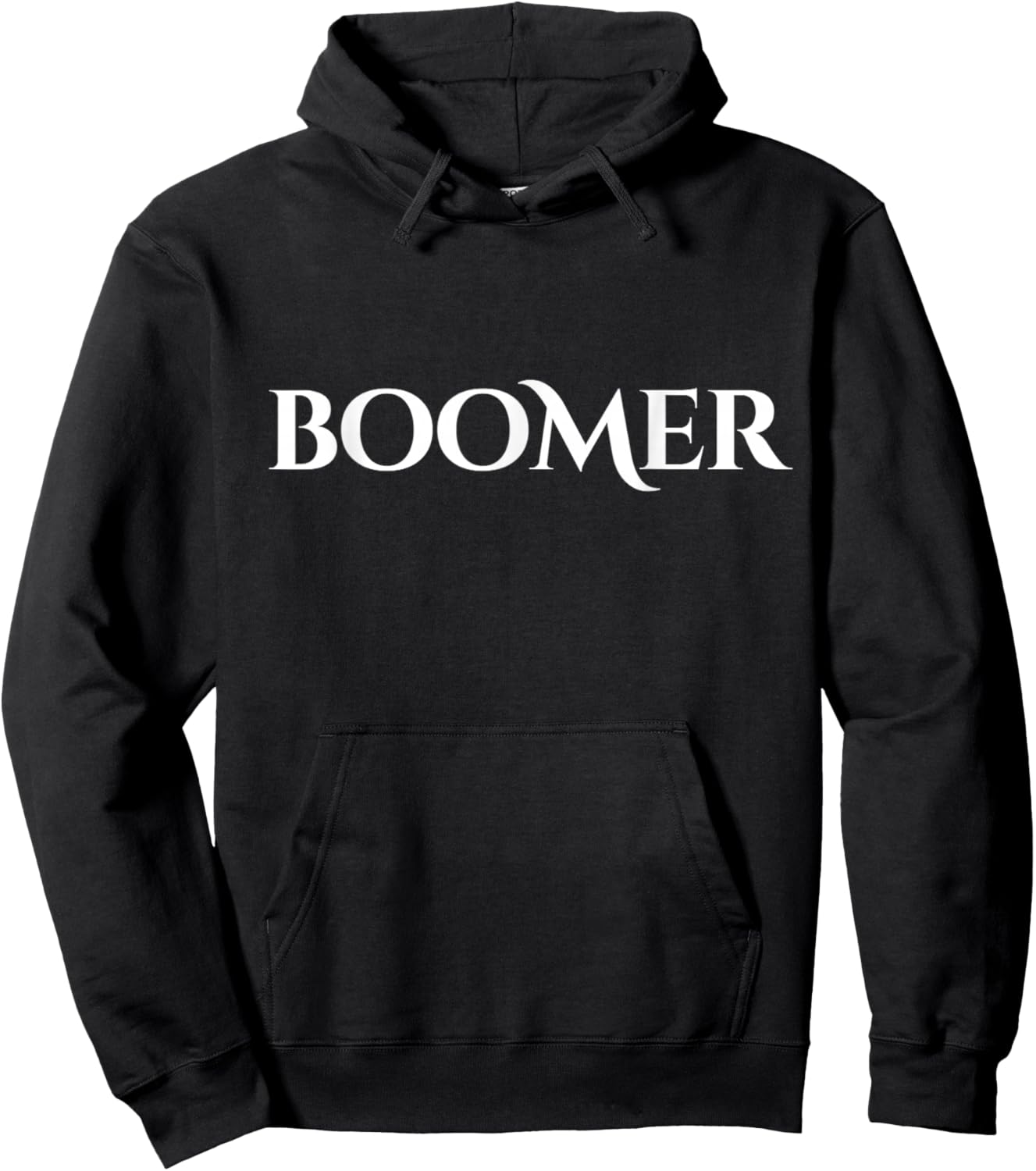 with Boomer Written on It Hoodie - Hoodie | Black