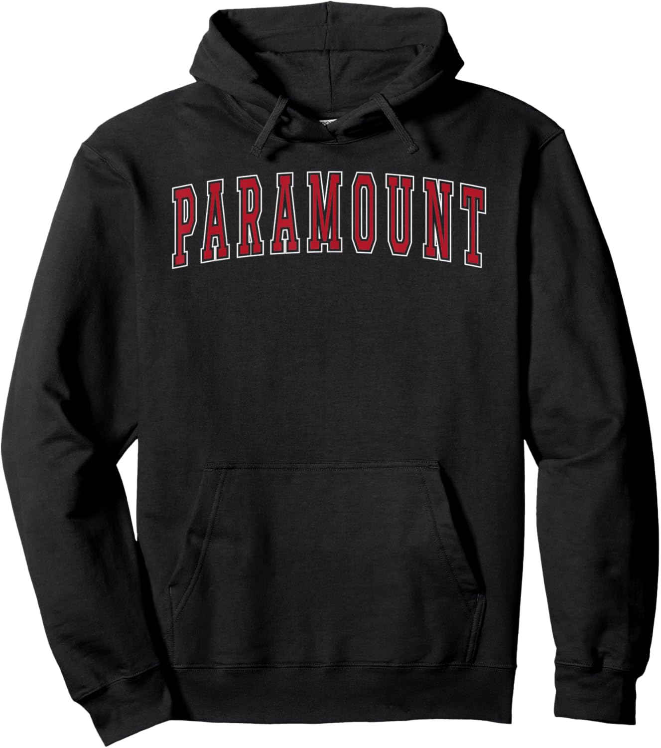 Paramount California Souvenir Vacation College Style Red Hoodie - Hoodie | Black