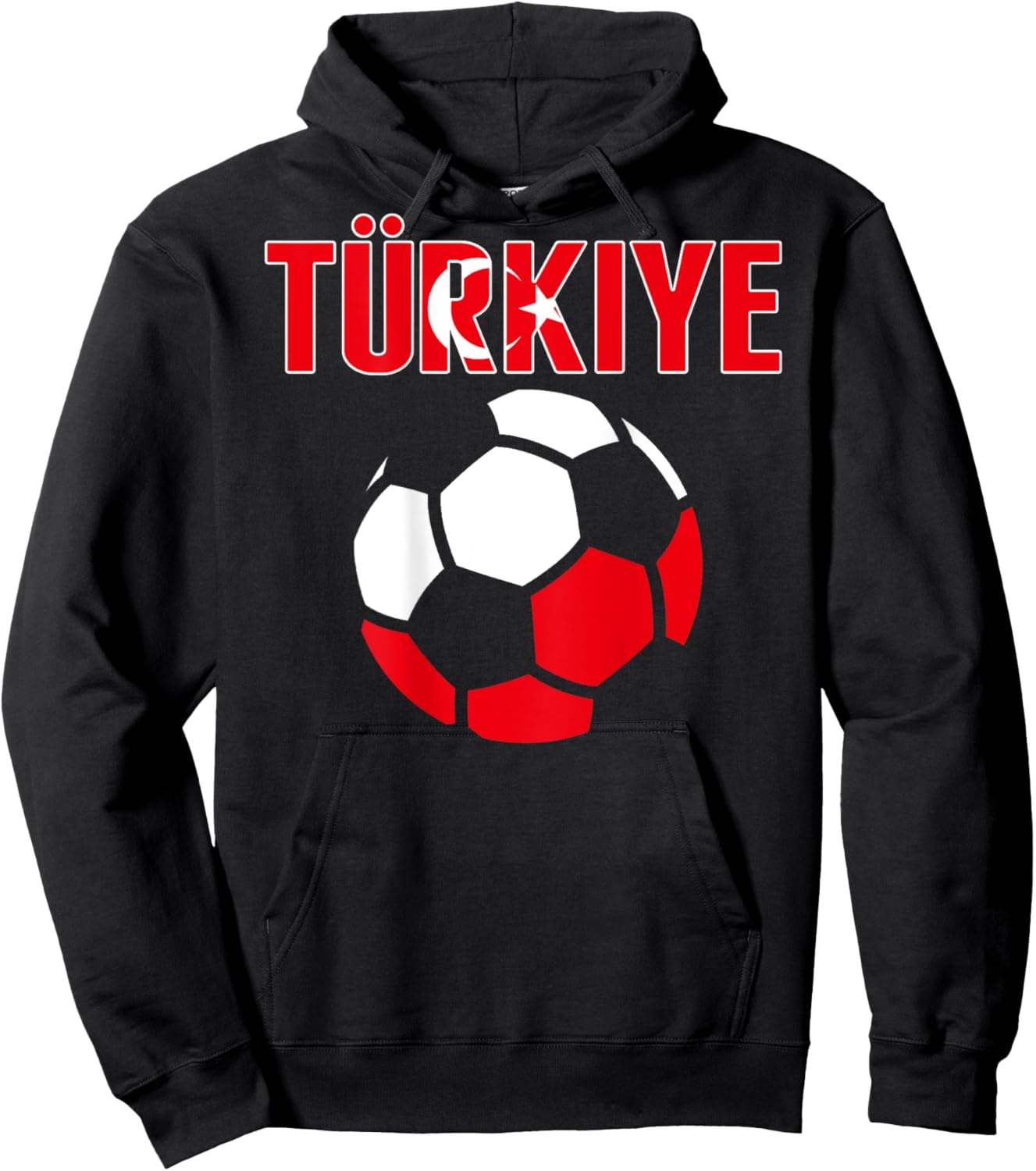 Proud Türkiye Soccer Fans Jersey - Turkey Football Lovers Hoodie - Hoodie | Black