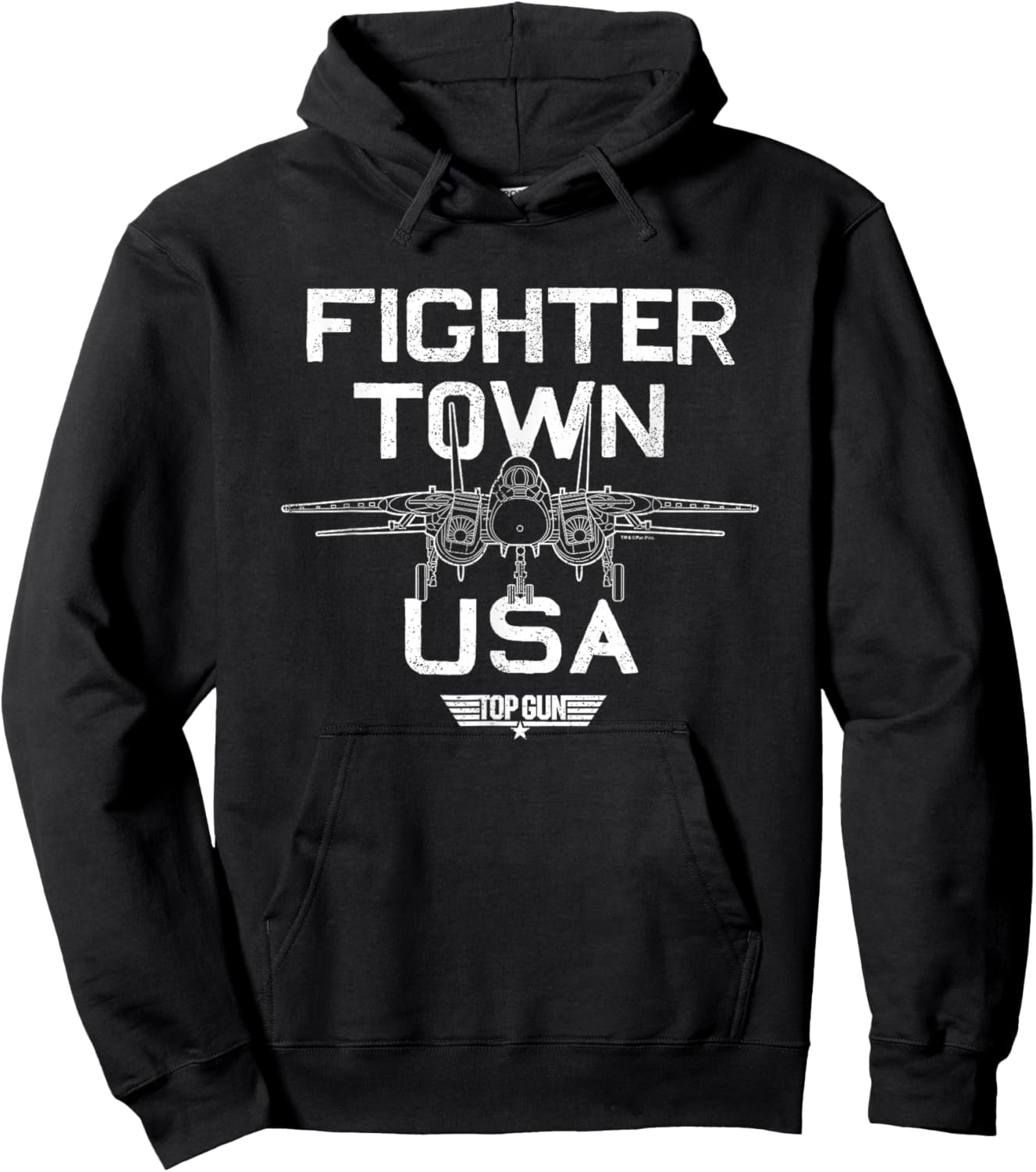 Top Gun - Property Of Fighter Town Hoodie - Hoodie | Black