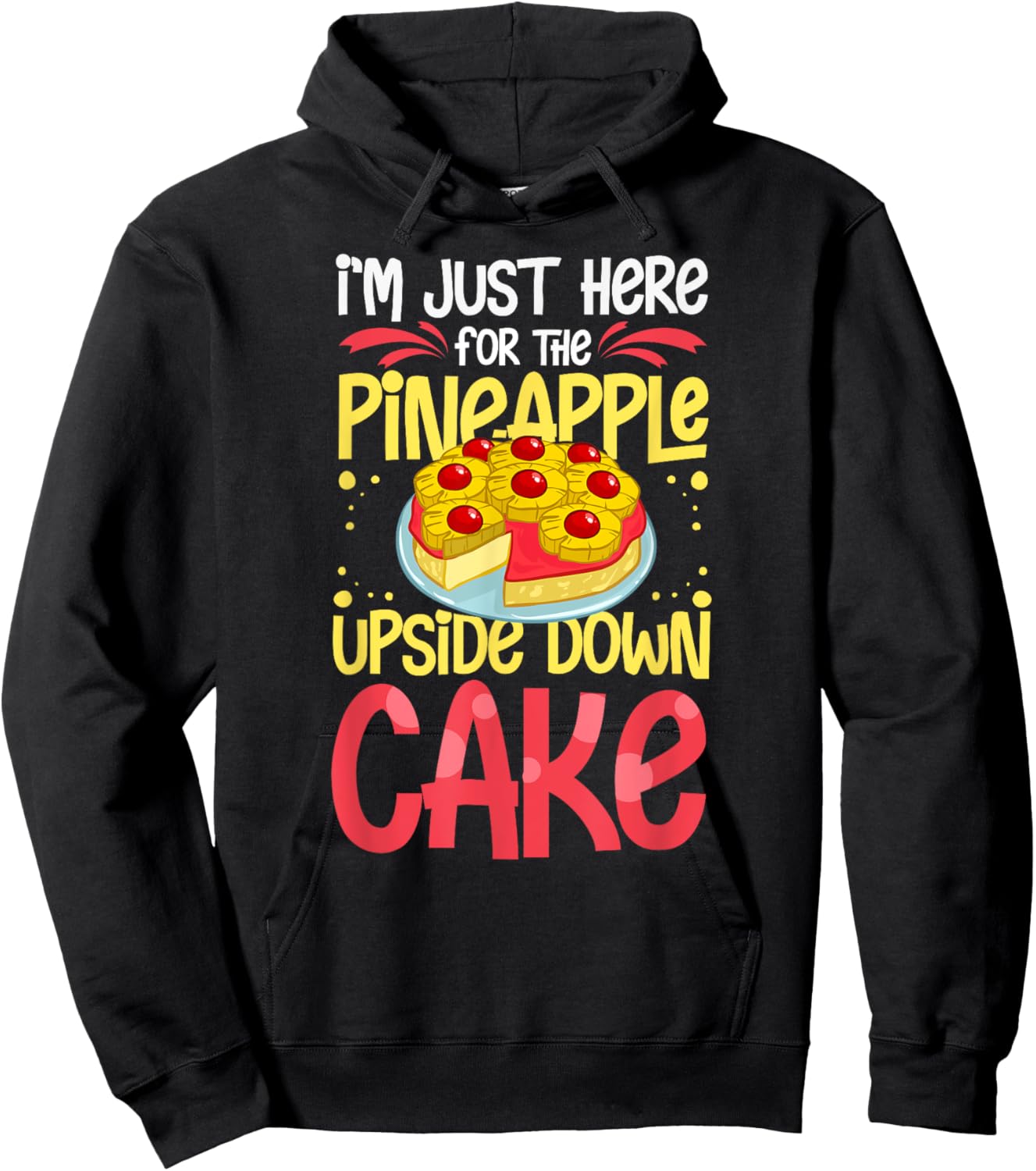 Pineapple Upside Down Cake Recipe Mix Filling Hoodie - Hoodie | Black