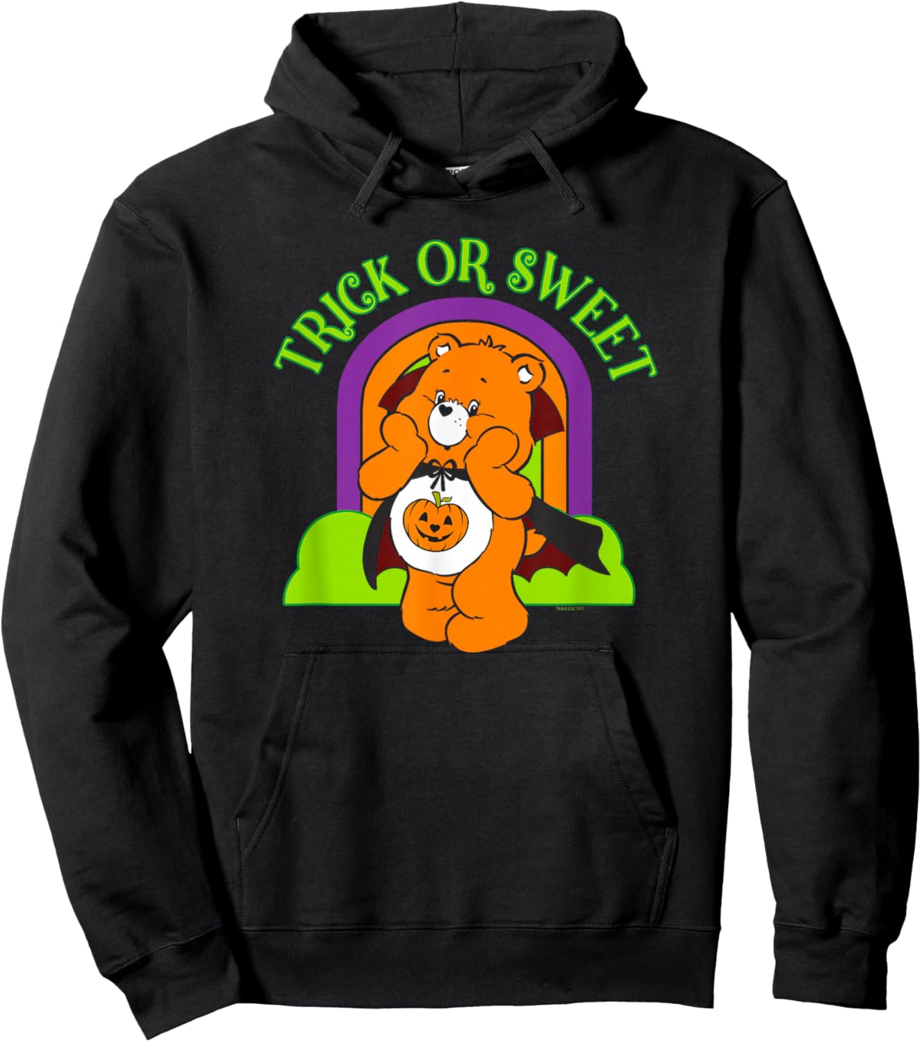 Care Bears Halloween Trick Or Sweet Vintage Bear Poster Hoodie - Hoodie | Black
