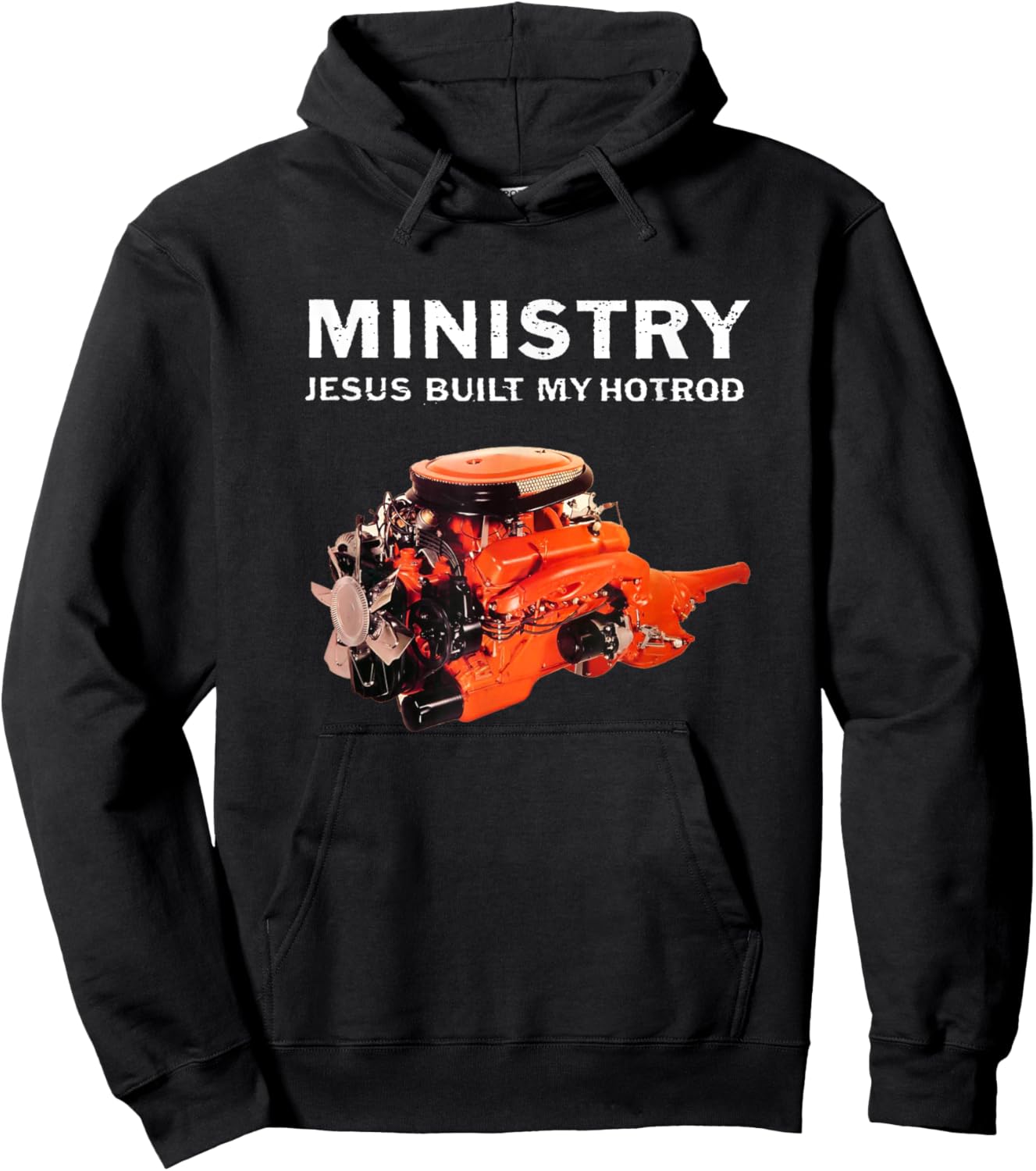 Ministry - Official Merchandise - Jesus Built My Hotrod Hoodie - Hoodie | Black