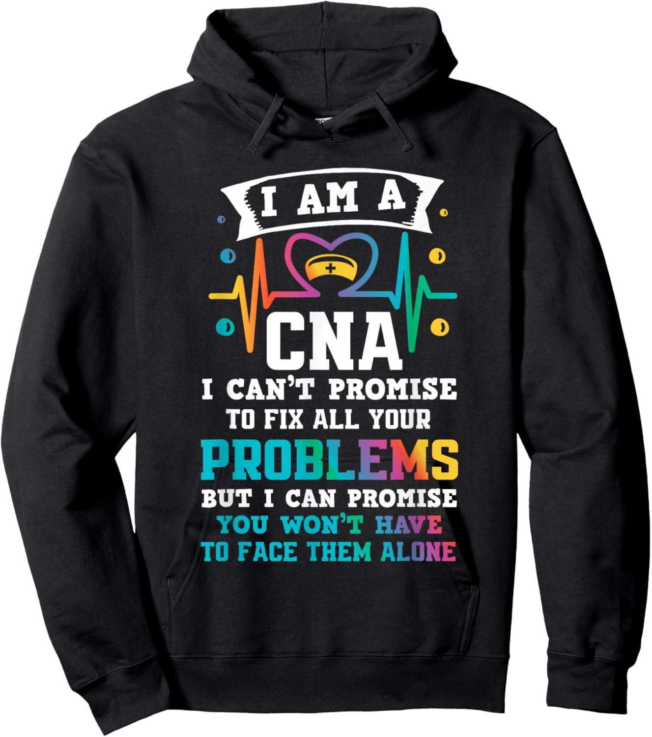 Funny CNA Nurse Hoodie - Hoodie | Black