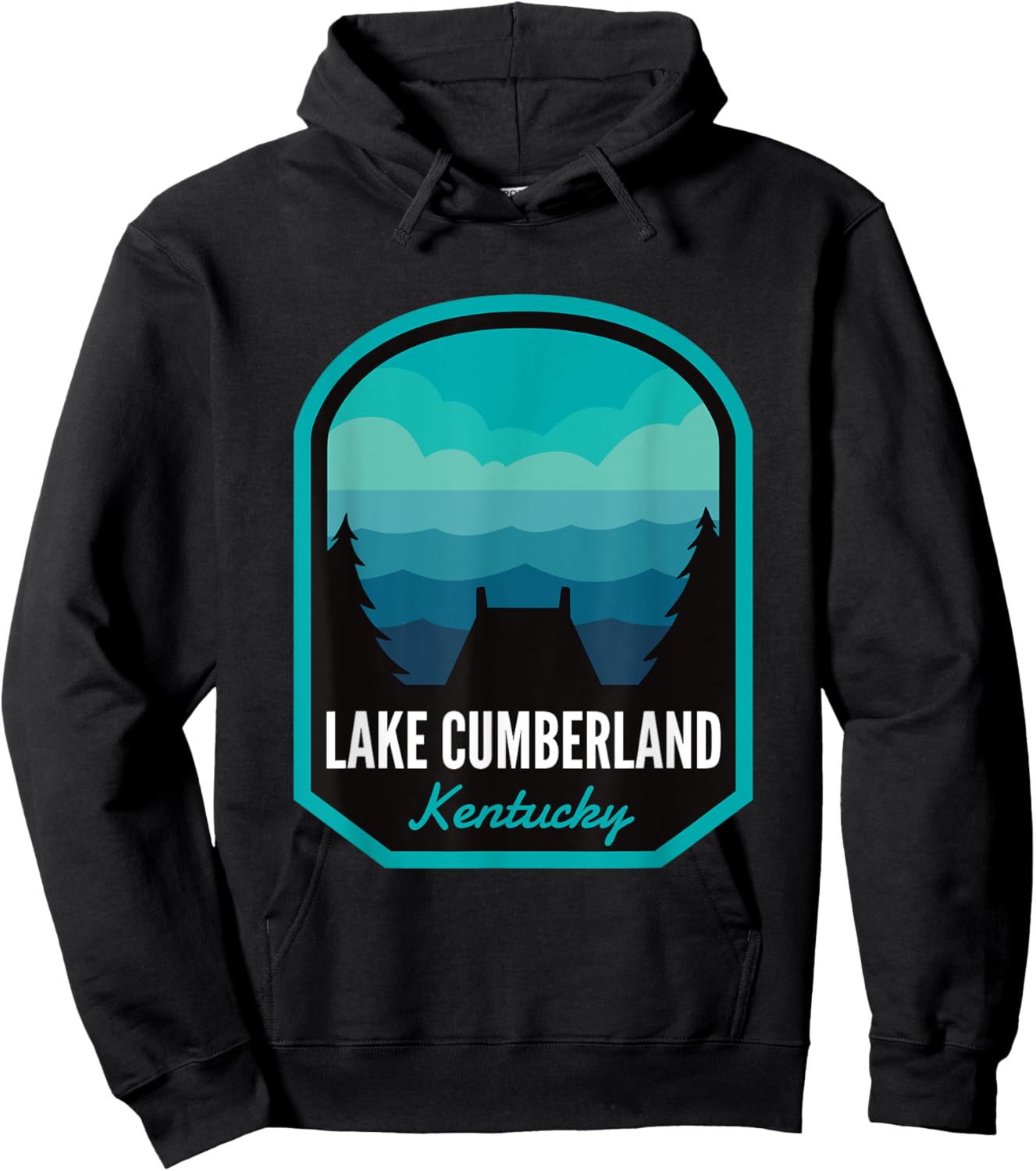 Lake Cumberland Kentucky Summer Hoodie - Hoodie | Black