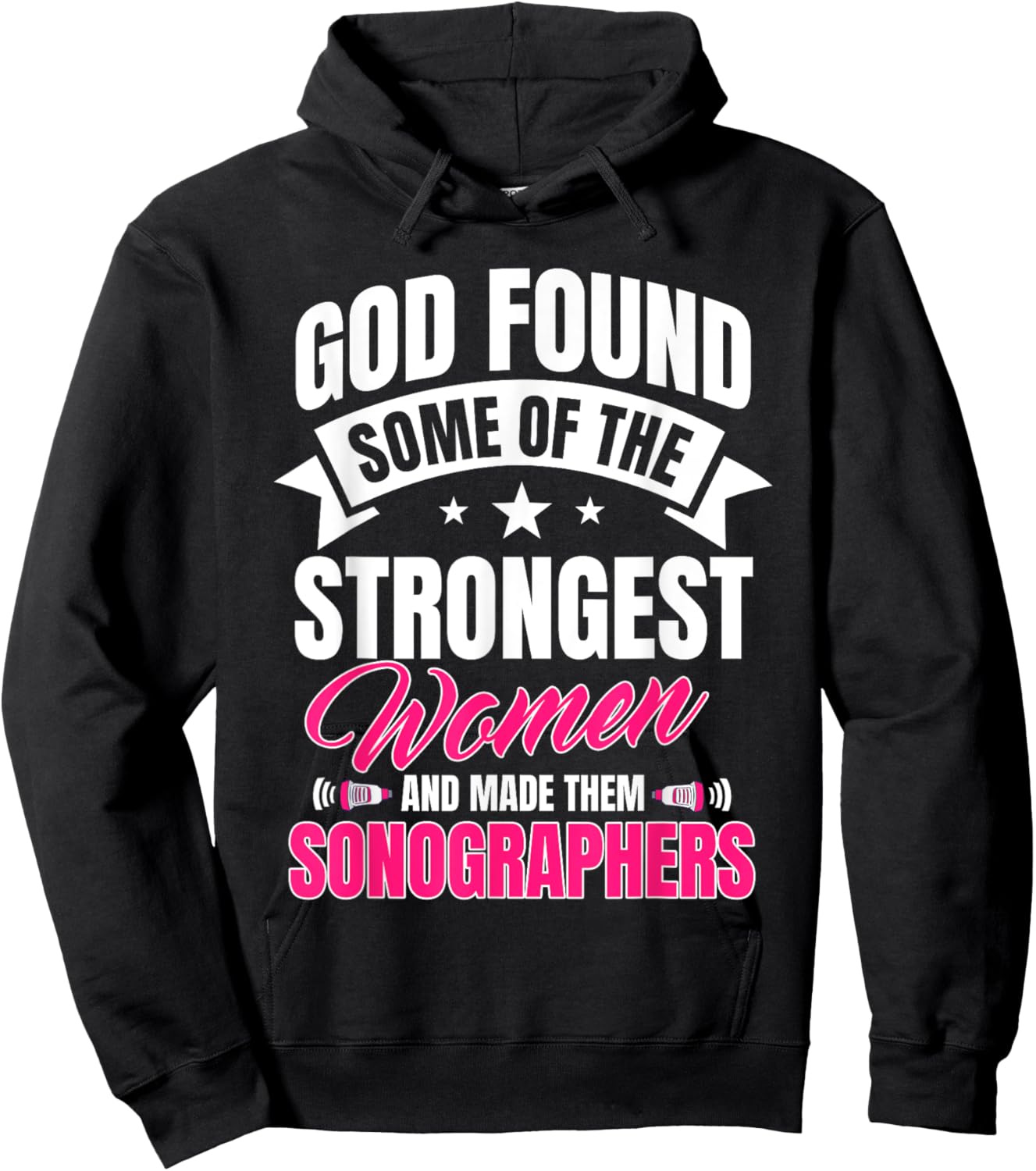 Sonographers Ultrasound Technologist Sonography Medical Hoodie - Hoodie | Black