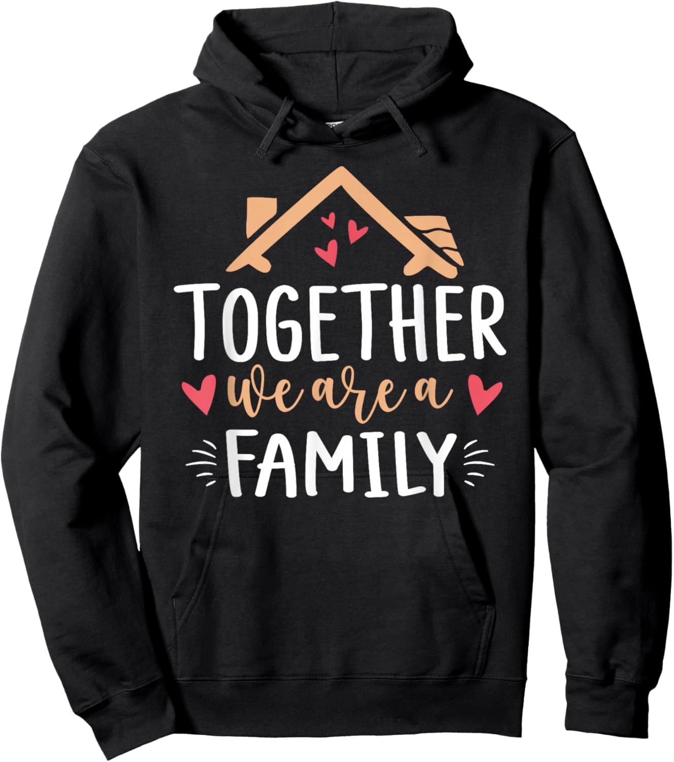 Together We Are A Family Reunion Matching Family Gathering Hoodie - Hoodie | Black