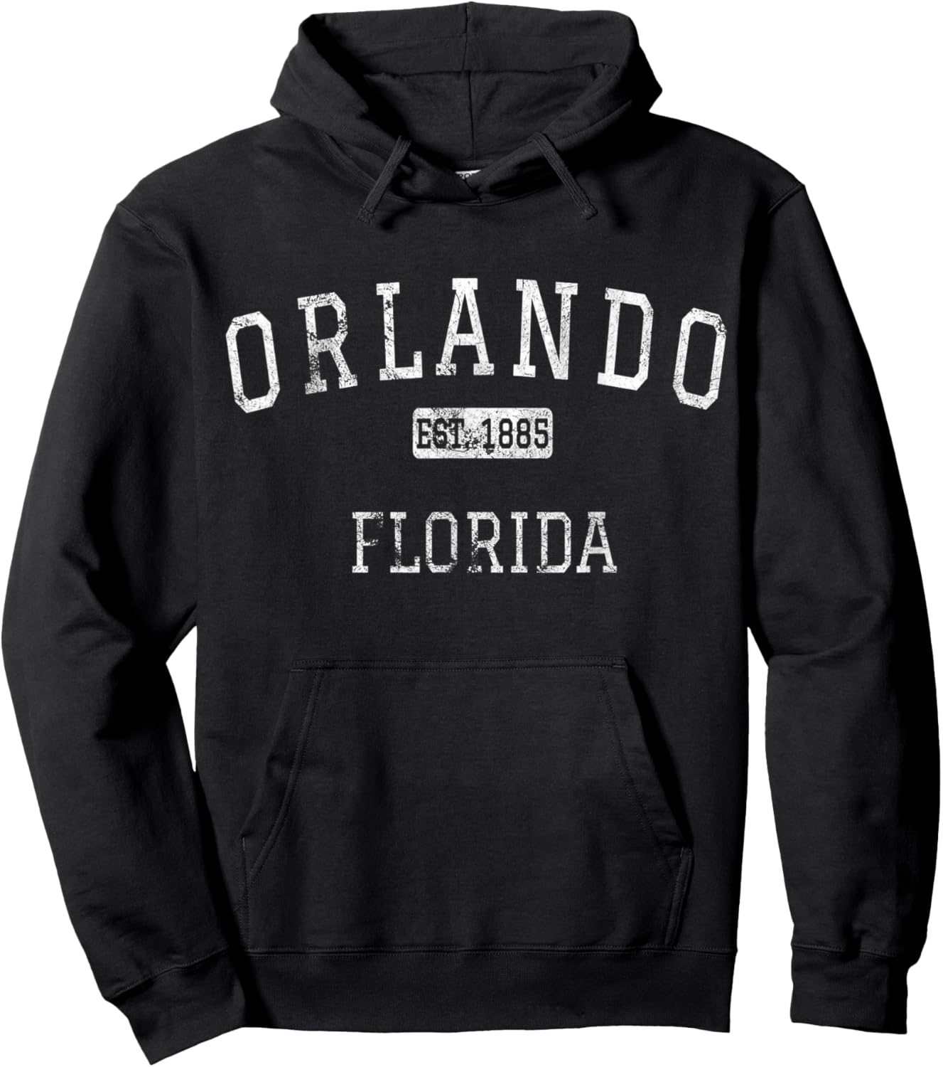 Orlando Florida FL Vintage Hoodie - Hoodie | Black