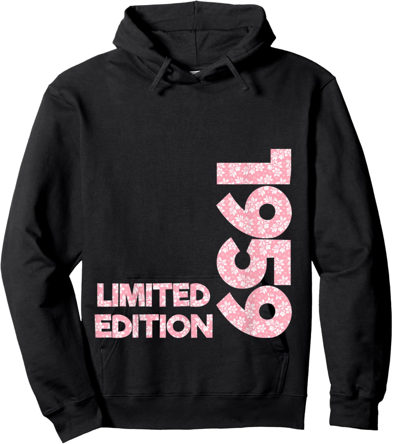 Limited Edition 1959 Birthday Women Girls 1959 Born Hoodie - Hoodie | Black