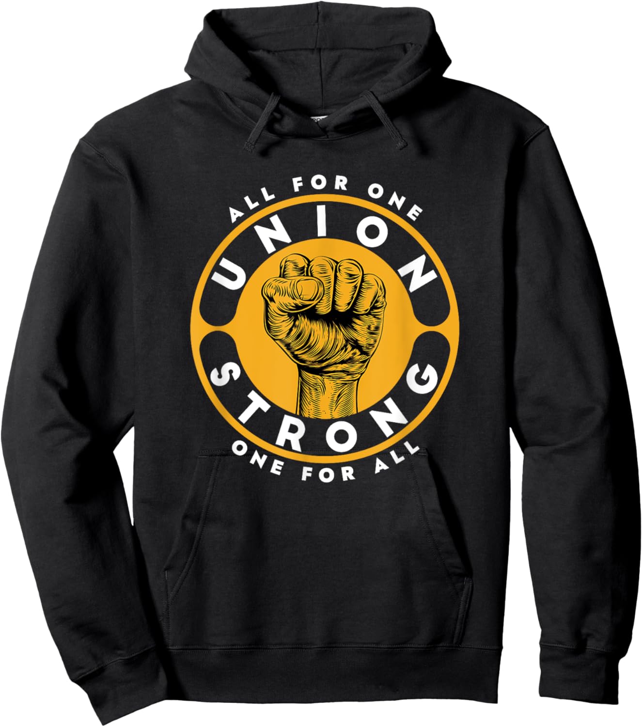 Union Strong Support Workers Rights / Contract Negotiations Hoodie - Hoodie | Black