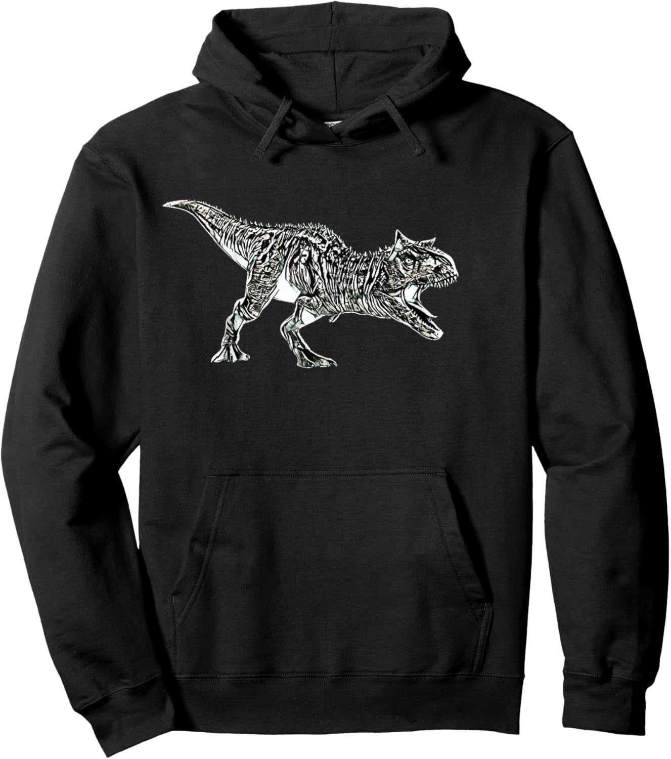 Carnotaurus Dinosaur Dino Hoodie - Hoodie | Black