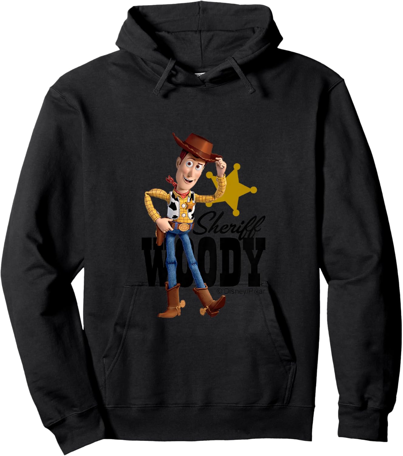 Kids Toy Story - Sheriff Woody Hoodie - Hoodie | Black