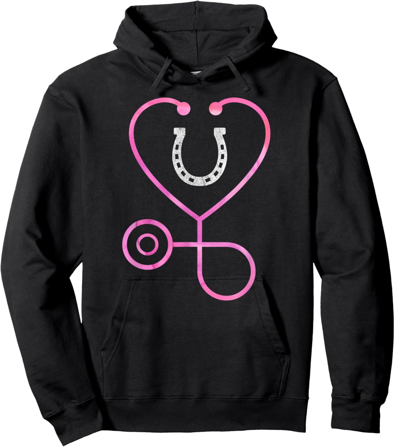 Equine Vet Tech Veterinarian Veterinary Medicine Hoodie - Hoodie | Black