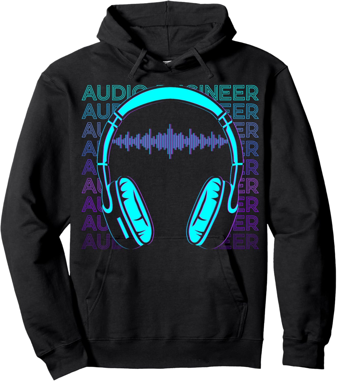 Audio Engineer Sound Engineer Retro Audio Engineer Hoodie - Hoodie | Black