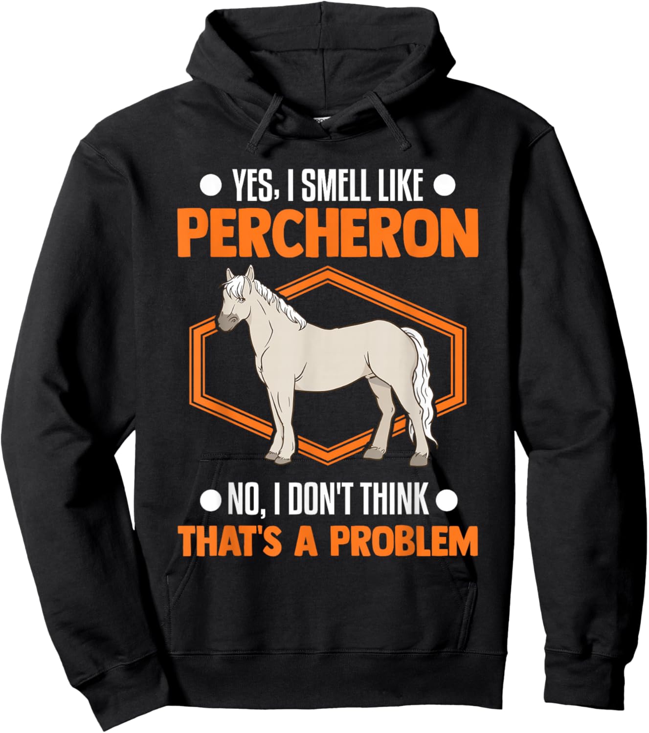 Percheron Smell Hoodie - Hoodie | Black
