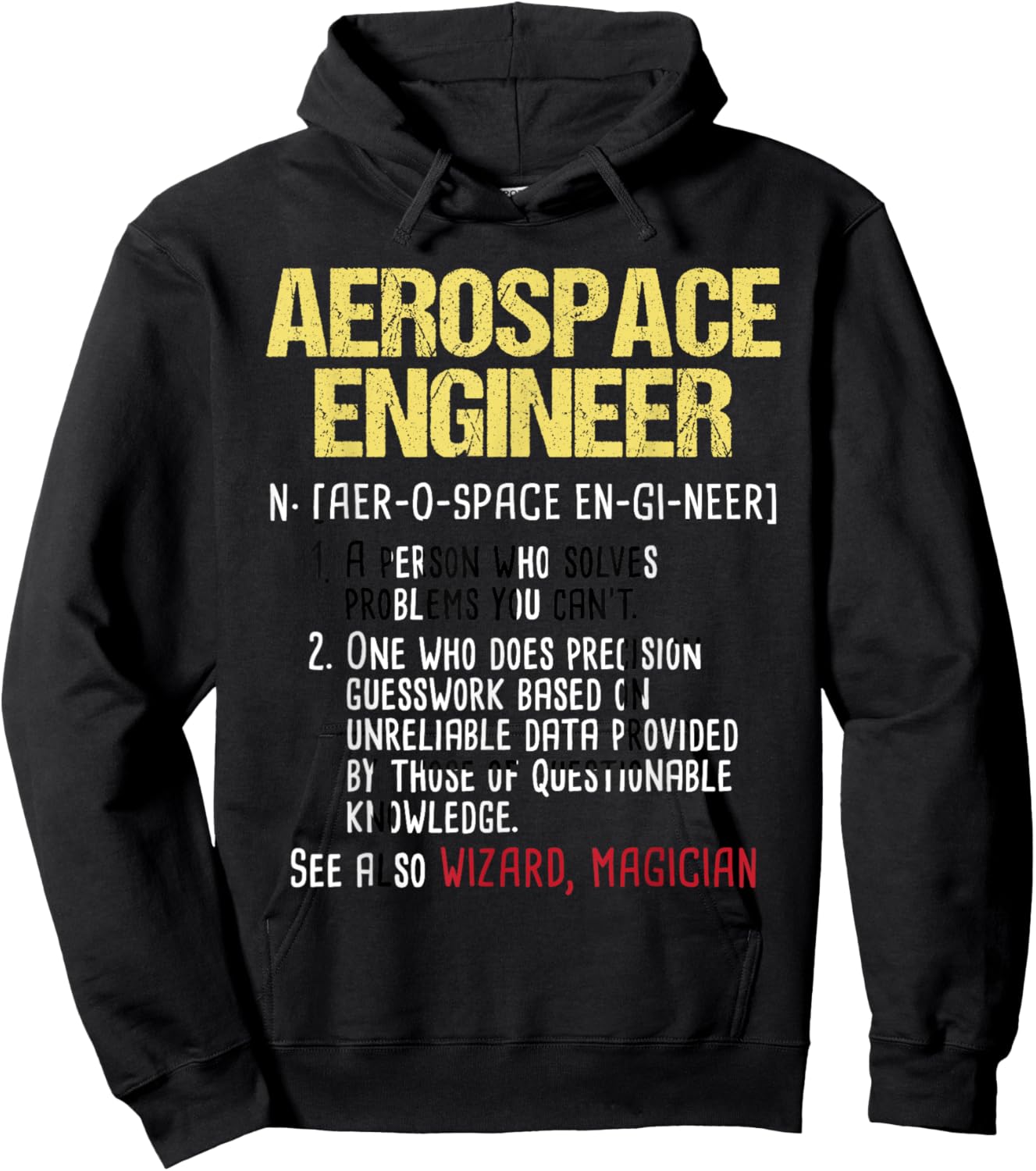 Aerospace Engineer - Aeronautical Engineering Aircrafts Hoodie - Hoodie | Black