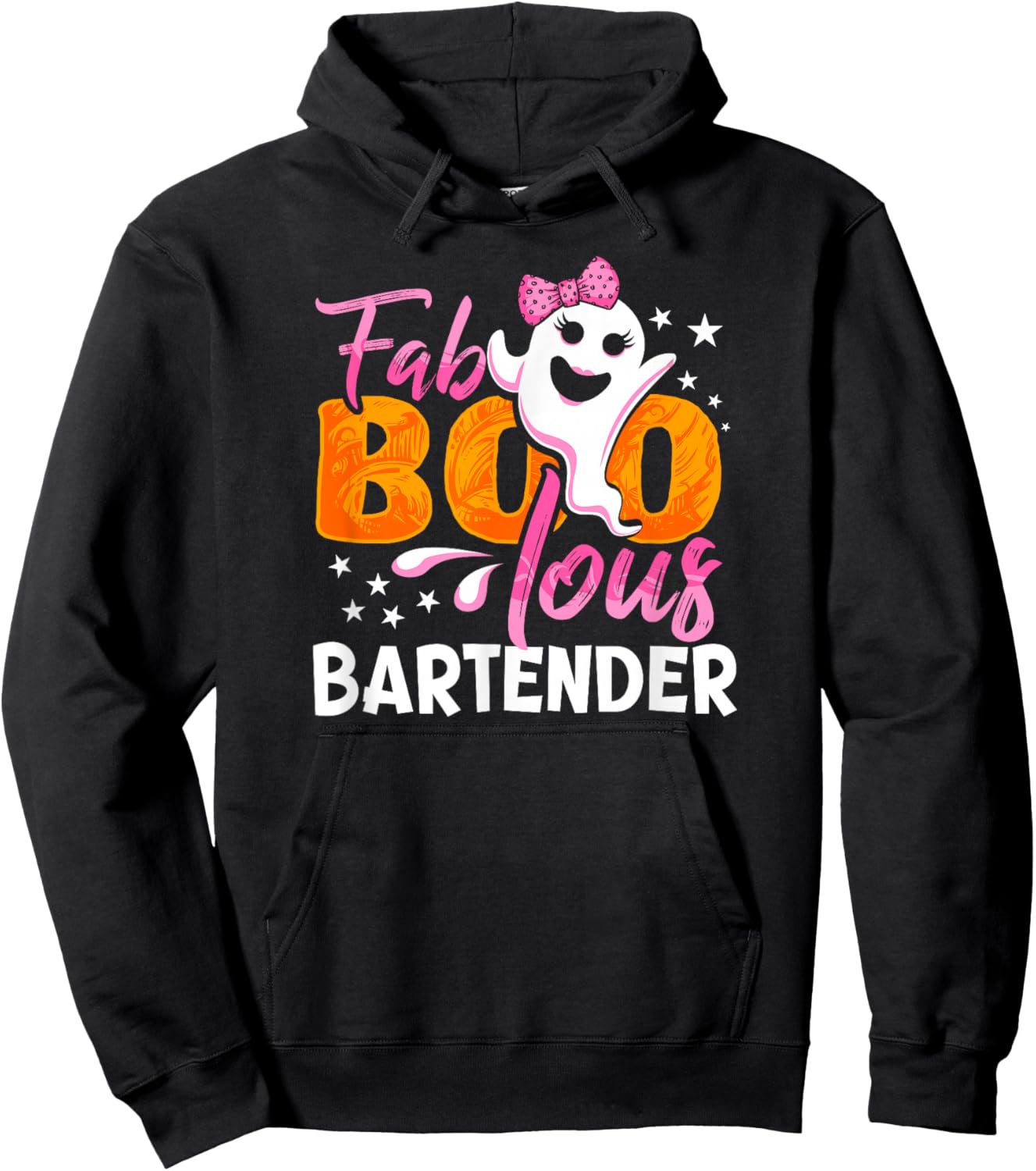 Bartender Halloween Fab BOO Lous Hoodie - Hoodie | Black