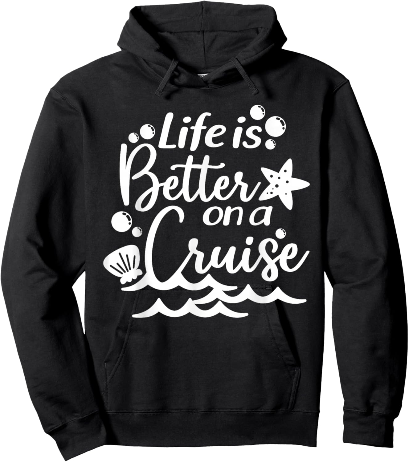Life is Better On A Cruise, Men Women Kids, Family Vacation Hoodie - Hoodie | Black