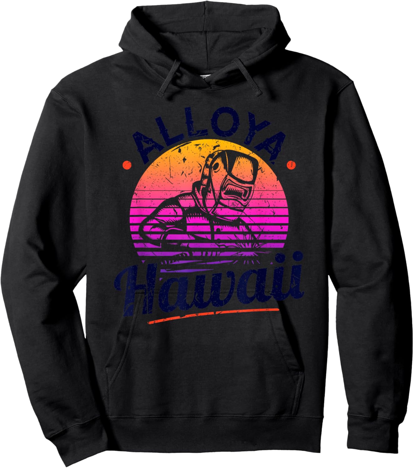 Welding Alloya Hawaii, Funny Welder Vacation Hoodie - Hoodie | Black