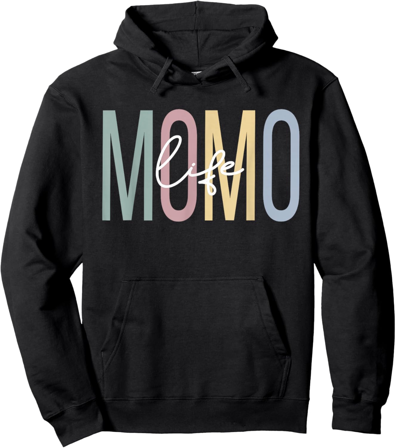 Momo Life Momo Grandma Boho Momo Grandmother Hoodie - Hoodie | Black