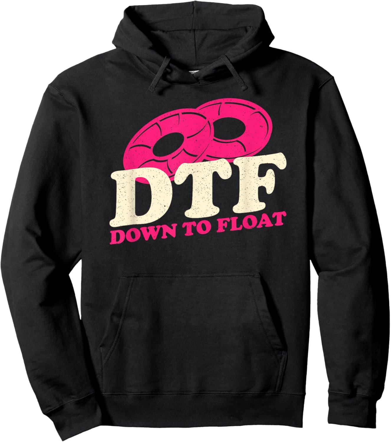 Funny River Tubing Drink Float Pee Repeat Summer Float Trip Hoodie - Hoodie | Black