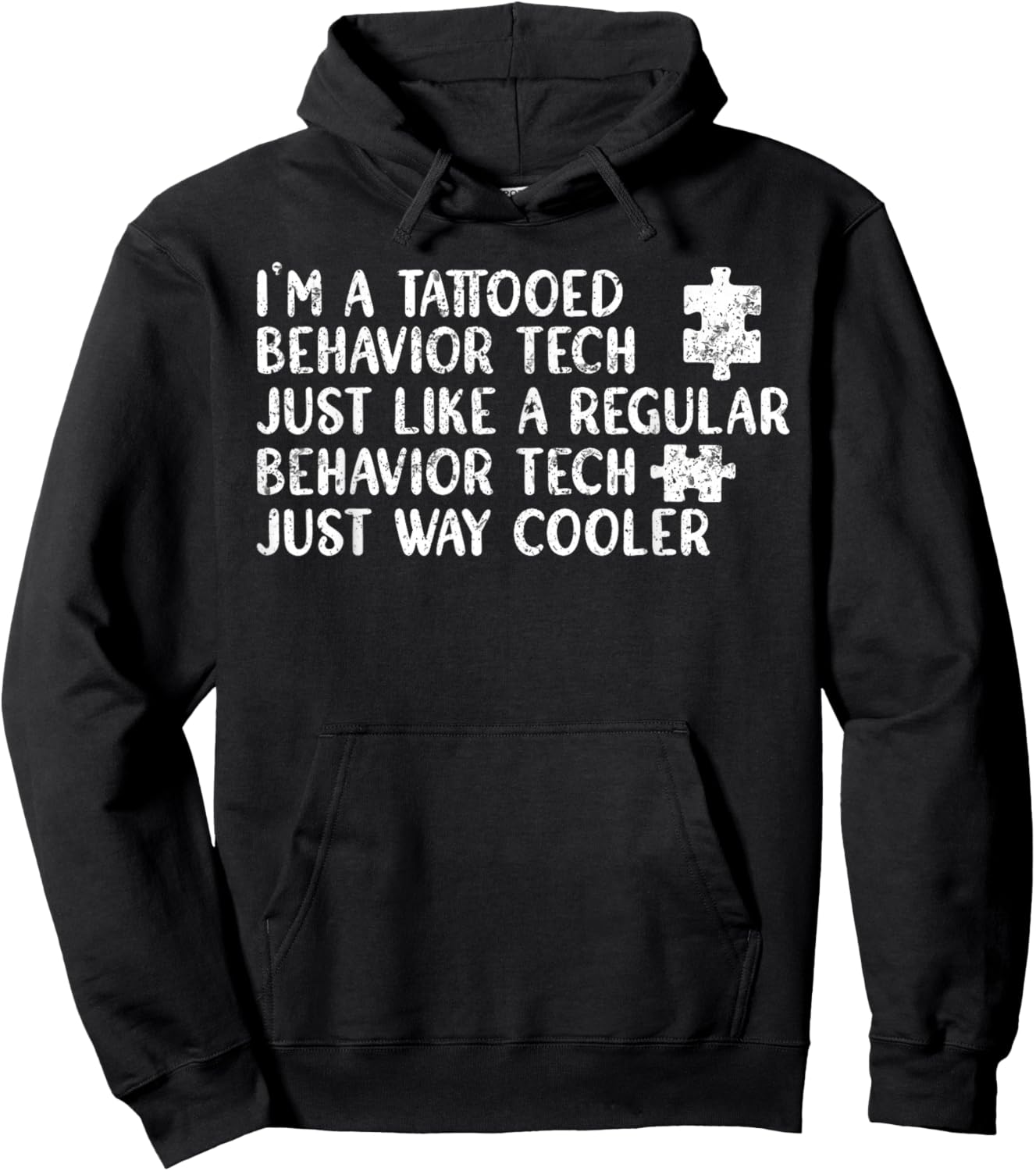 Tattooed Behavior Technician RBT Hoodie - Hoodie | Black