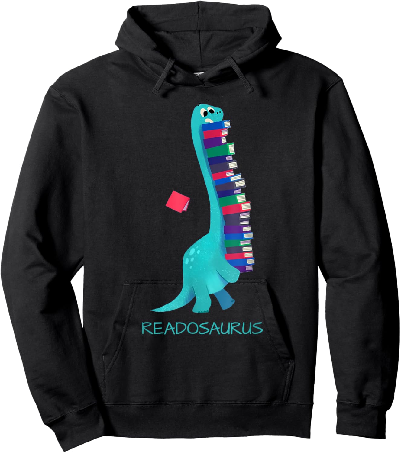 Readosaurus Dinosaur | Books Library Reading Lovers Hoodie - Hoodie | Black