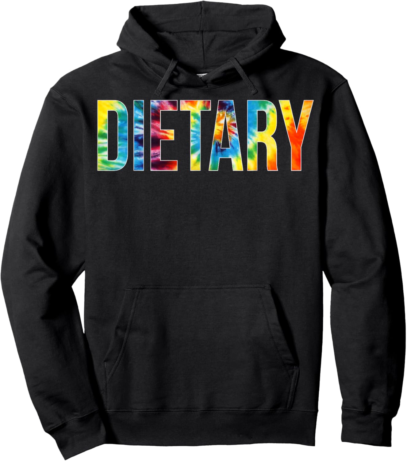 Dietary Appreciation Day Tie Dye For Work Hoodie - Hoodie | Black