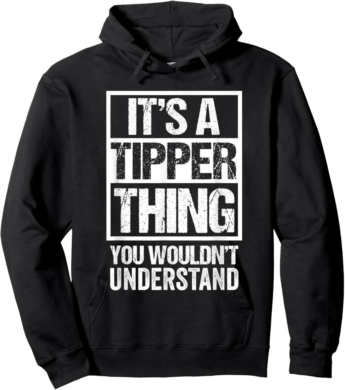 It's A Tipper Thing You Wouldn't Understand Pet Name Hoodie - Hoodie | Black