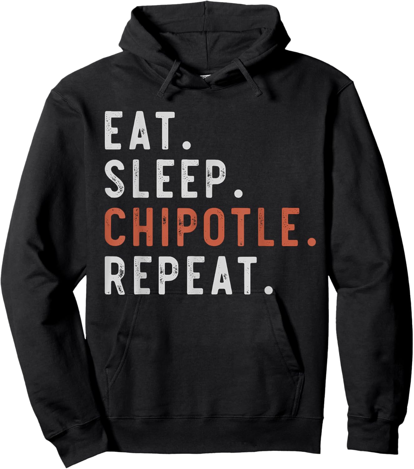 Eat Sleep Chipotle Repeat Fan Player Funny Hoodie - Hoodie | Black