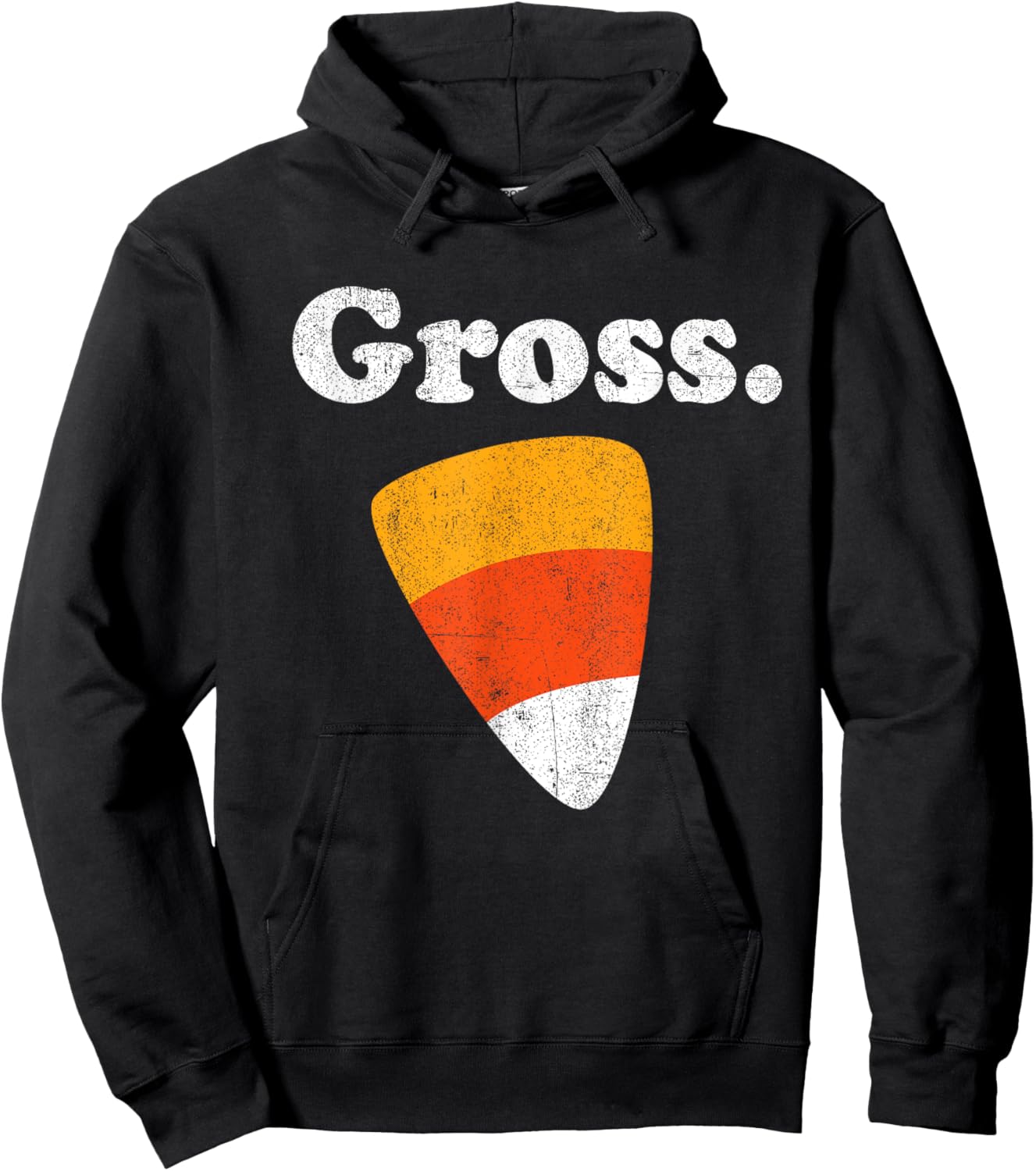 Funny Gross Candy Corn Halloween Retro 80's Anti Candy Corn Hoodie - Hoodie | Black