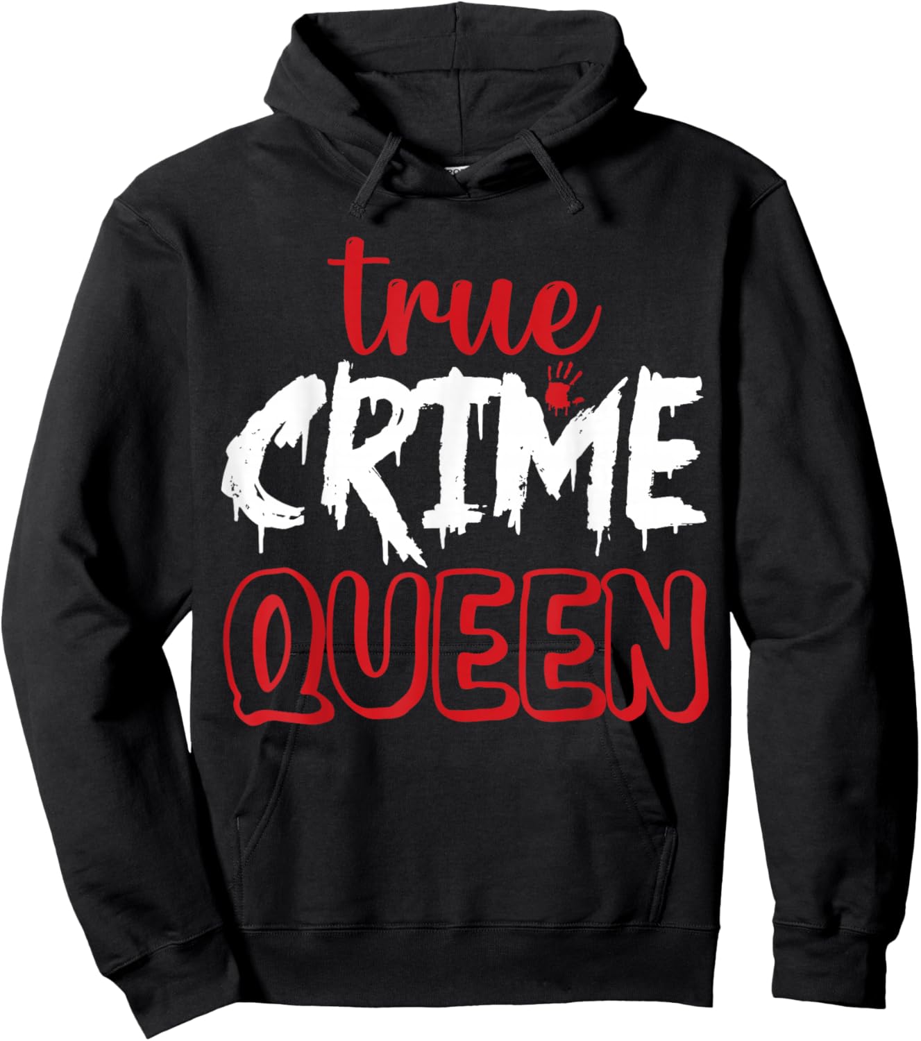 True Crime Queen Hoodie - Hoodie | Black