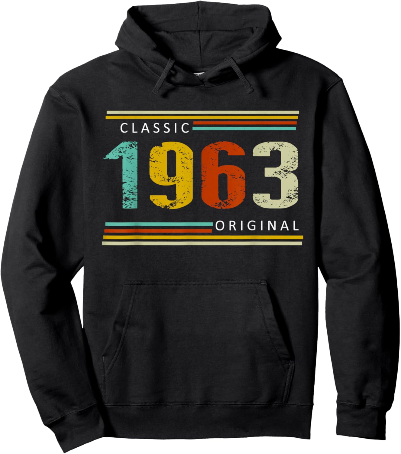 Birthday, Classic of 1963 Original, 62th Retro Hoodie - Hoodie | Black