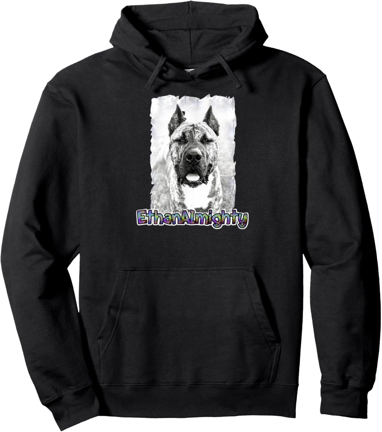 Ethan the Dog Women Girls Kids Hoodie - Hoodie | Black