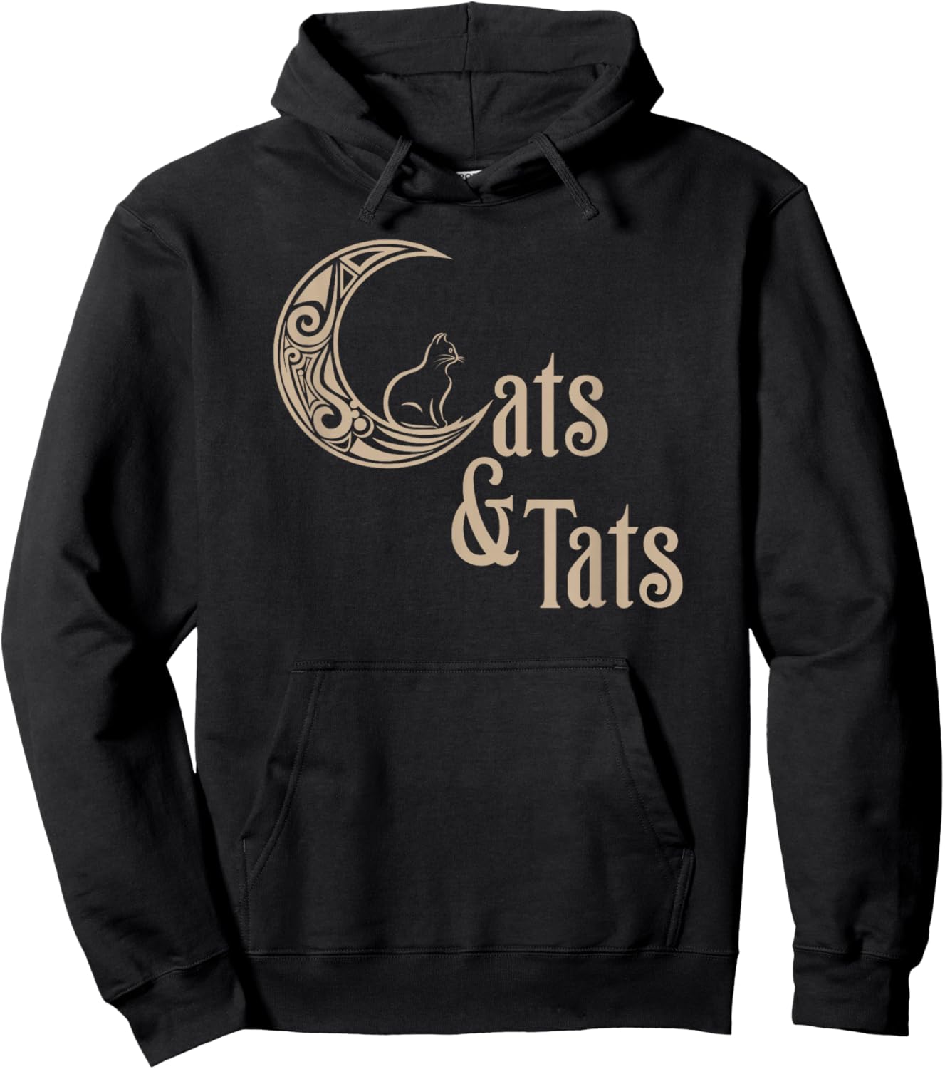 I love Cats and Tattoos Cats and Tats Funny Hoodie - Hoodie | Black
